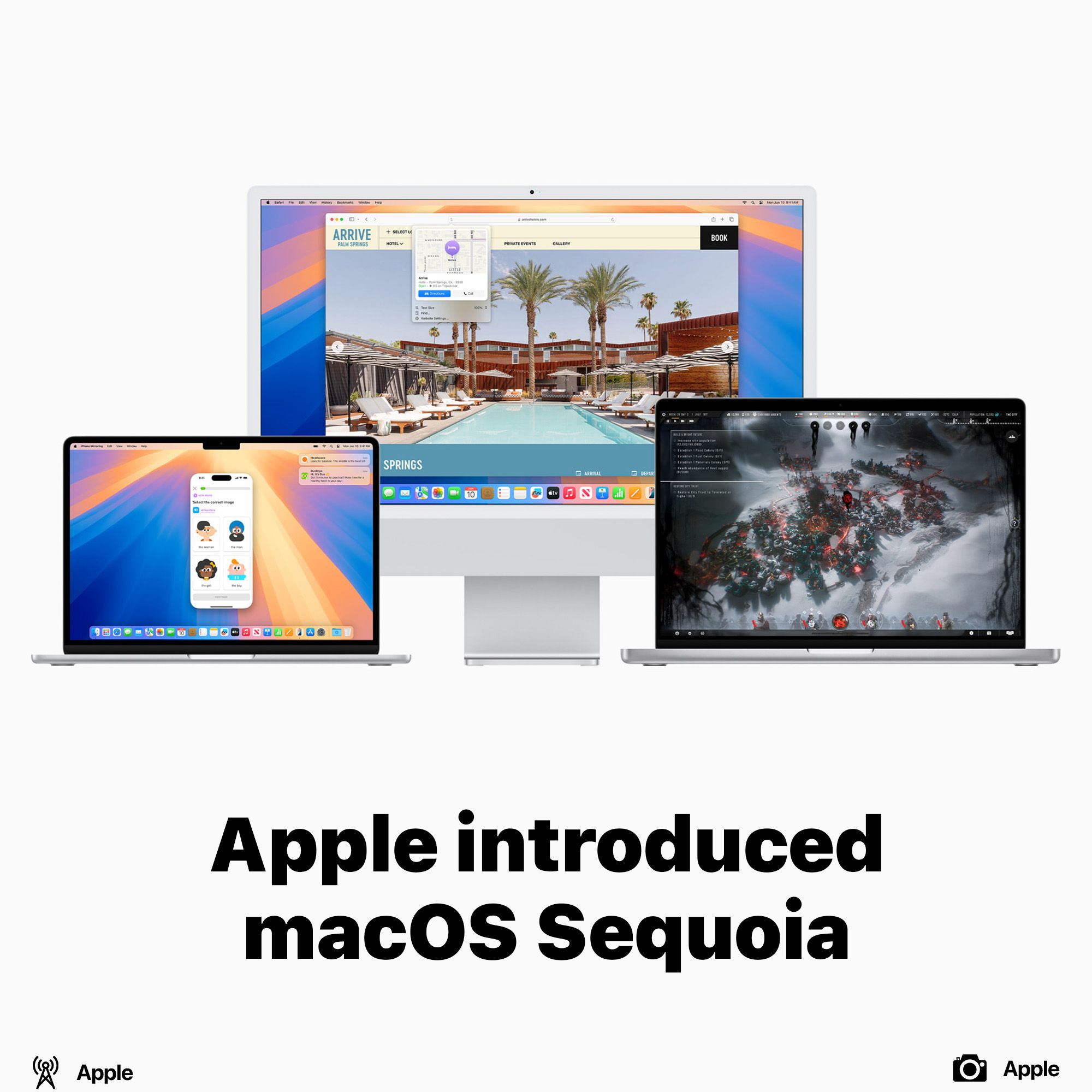 Apple introduced macOS Sequoia