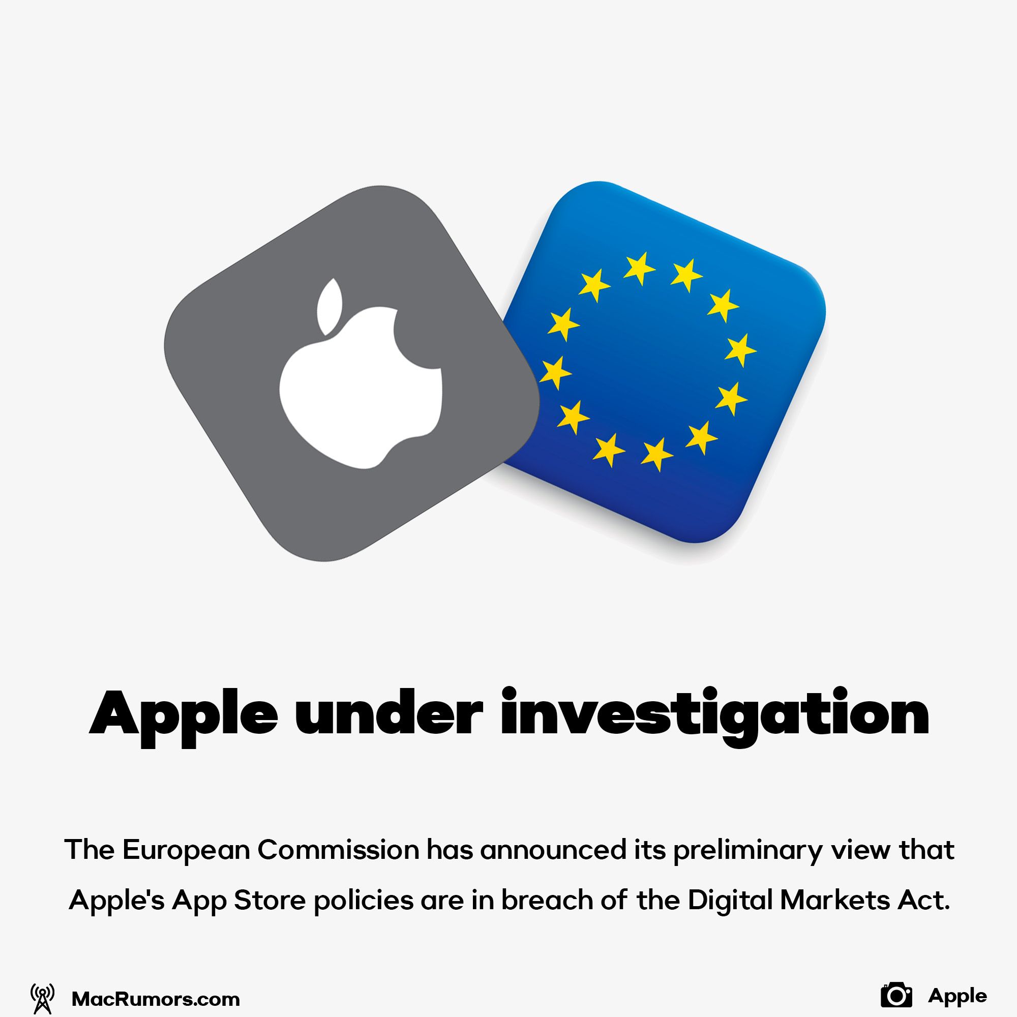 EU is investigating Apple
