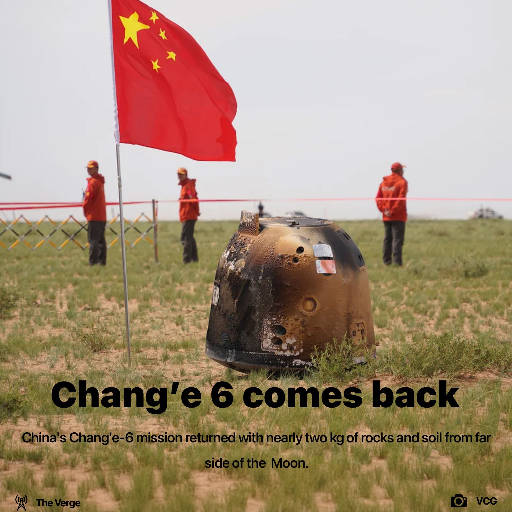 China's probe returns to Earth with samples from far side of the Moon