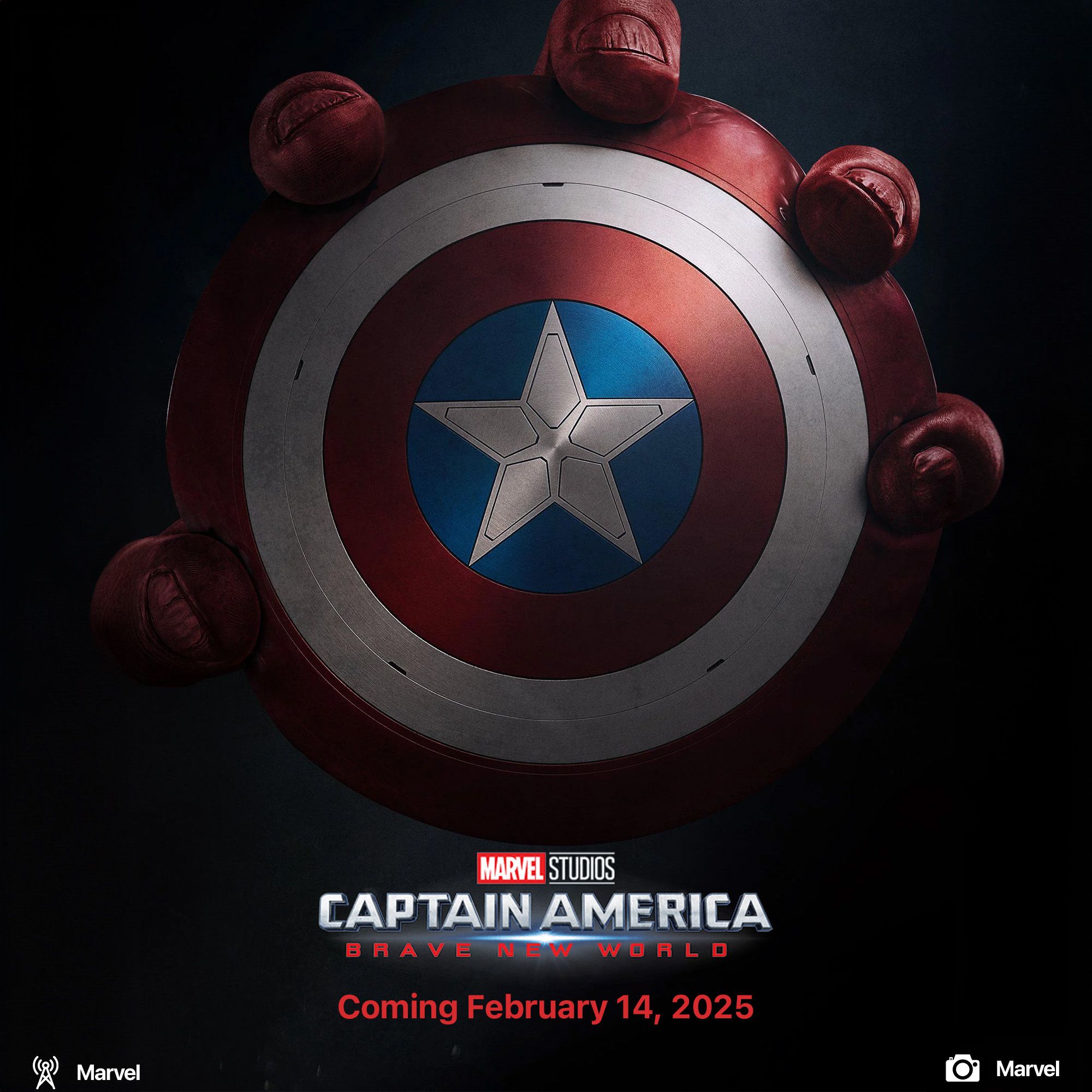 Marvel's Captain America Brave New World coming February 14th 2025
