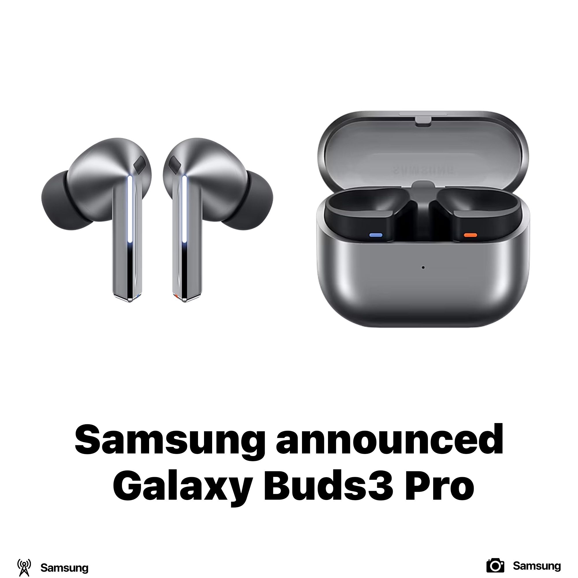 Samsung announced Galaxy Buds3 Pro