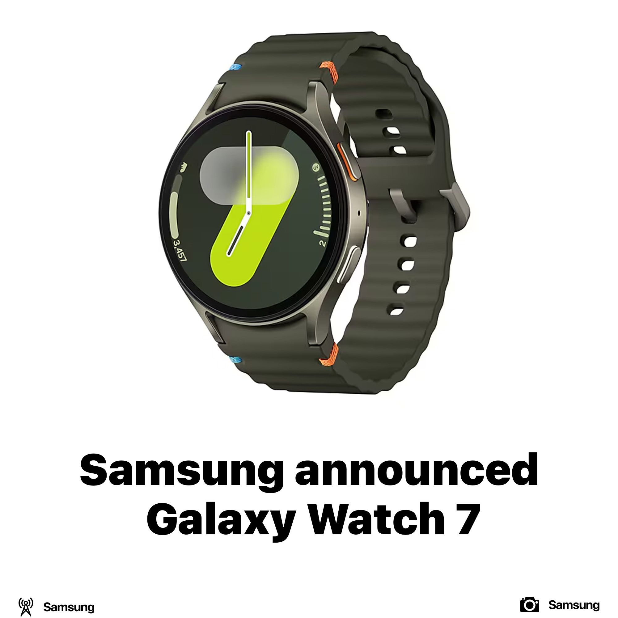 Samsung announced Galaxy Watch 7