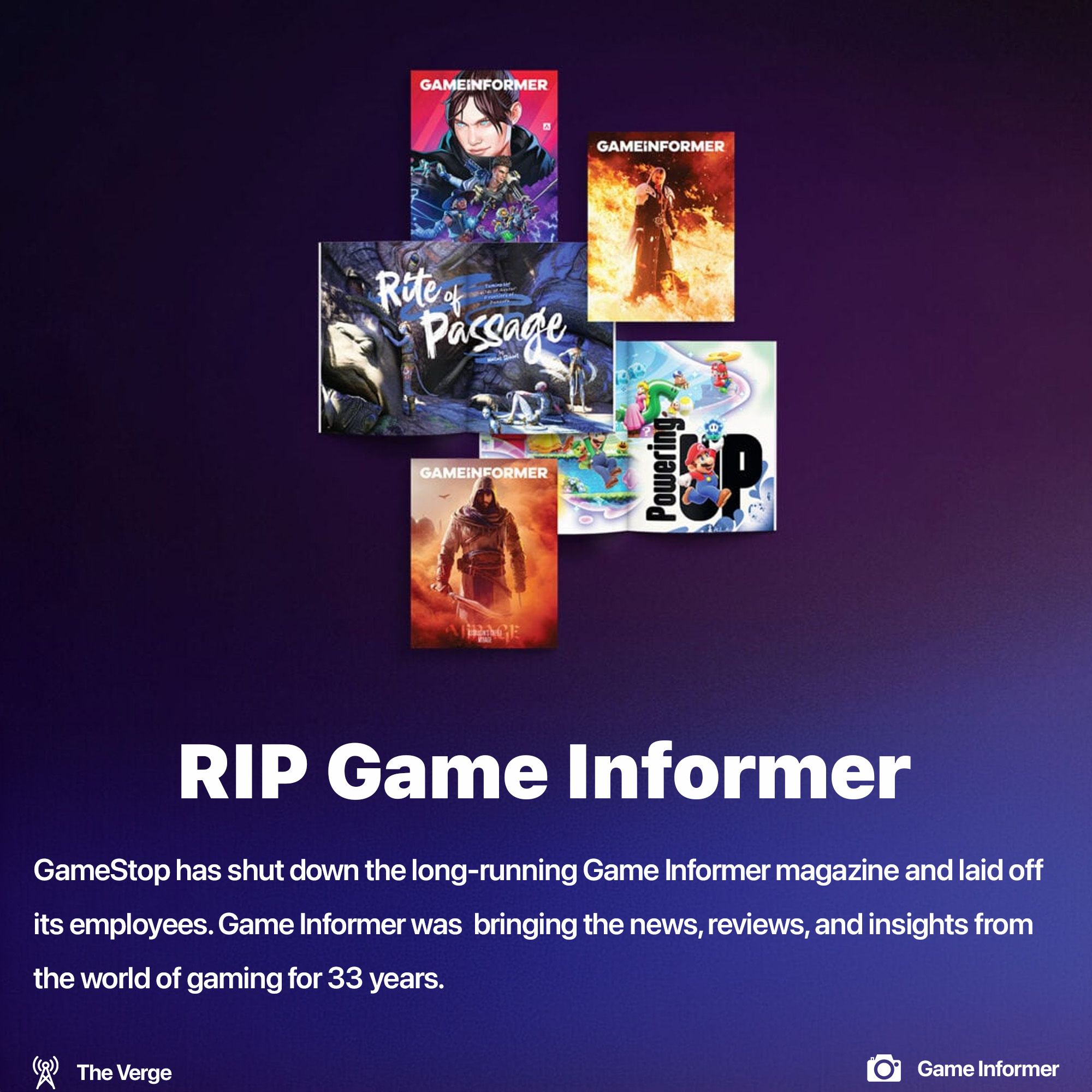 RIP Game Informer