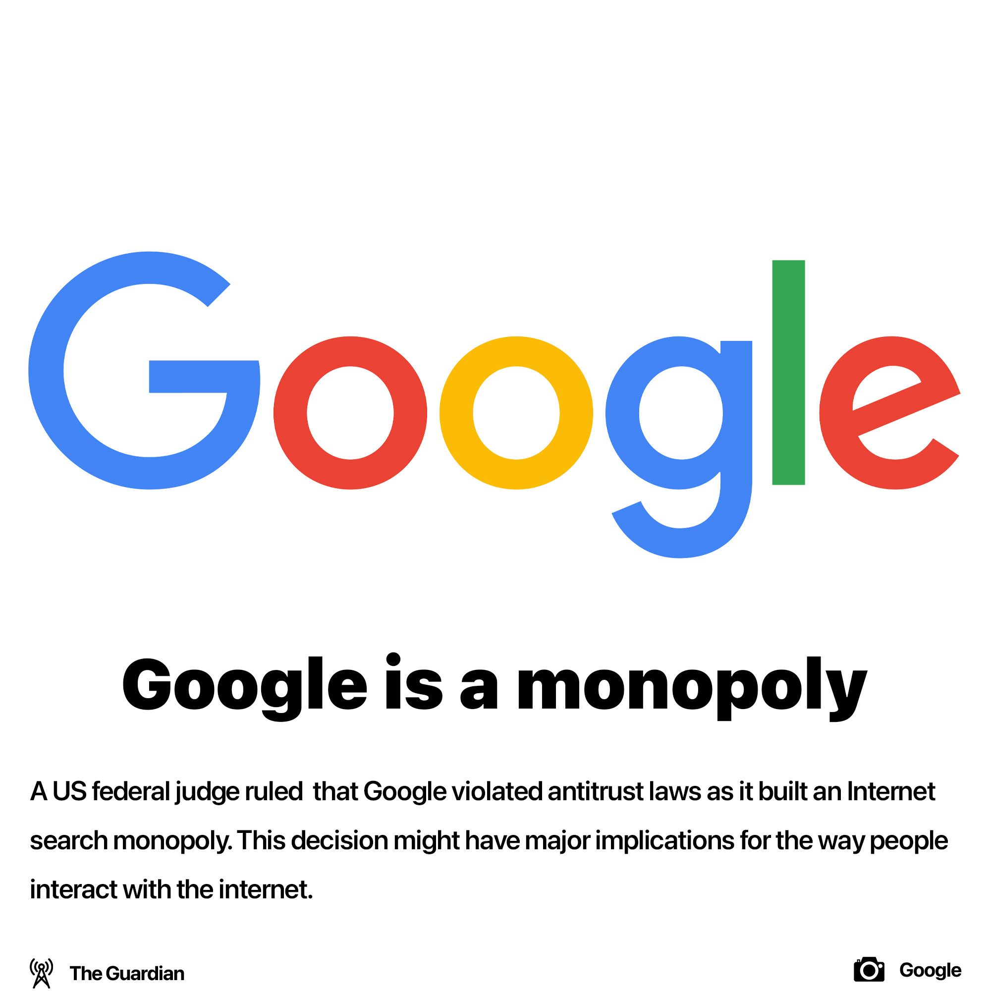 Google is officially a monopoly