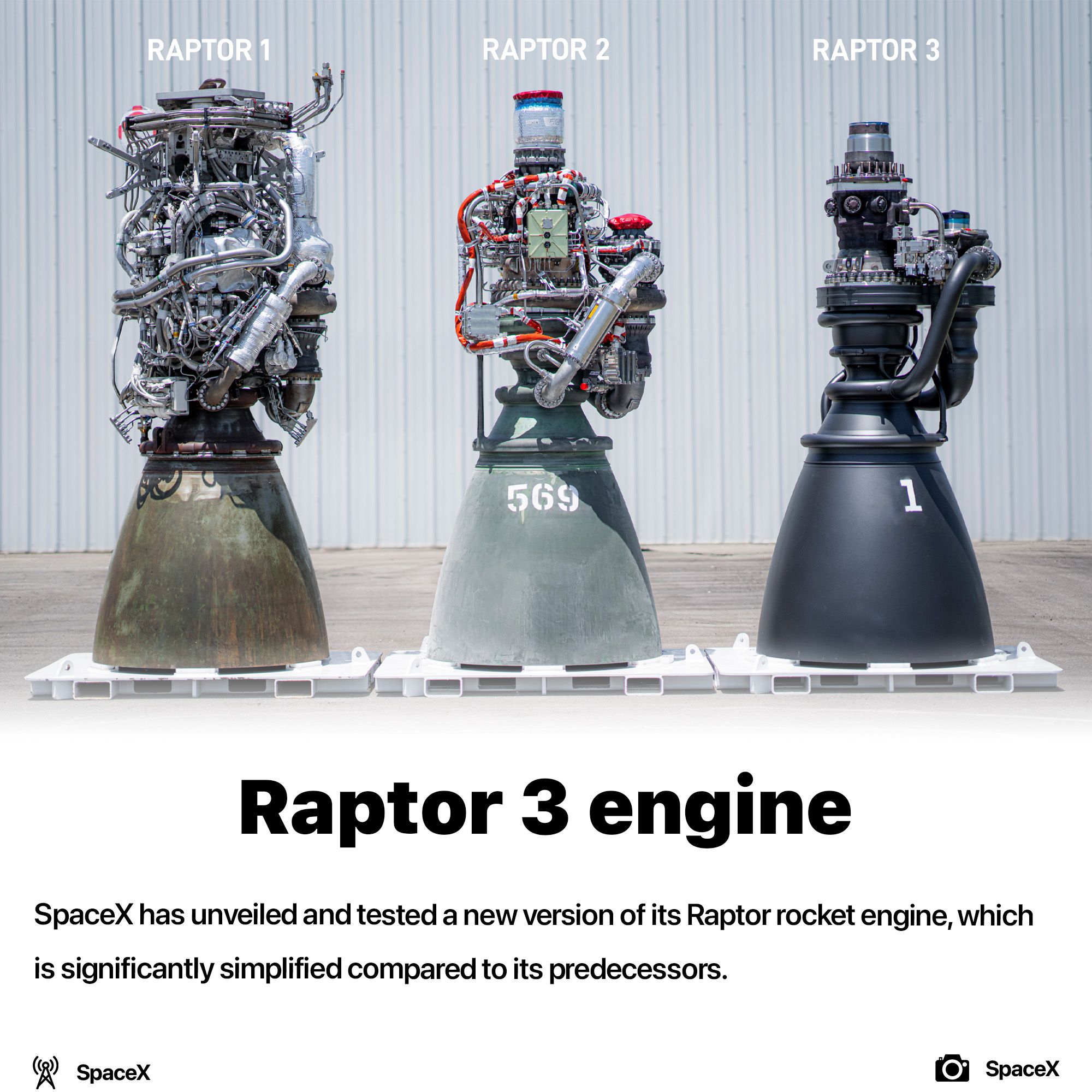 SpaceX Raptor 3 engine