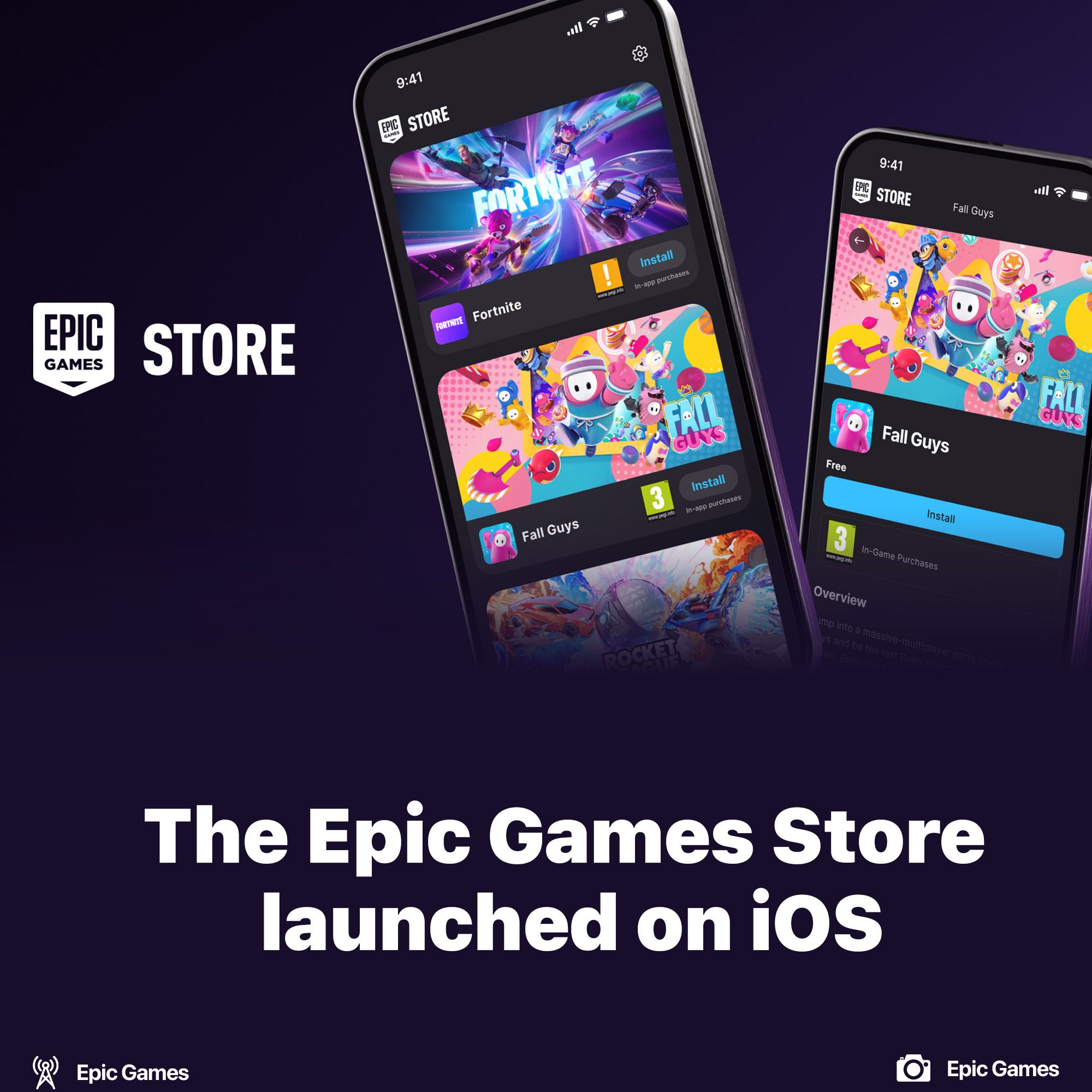 Epic Games Store is live on iOS