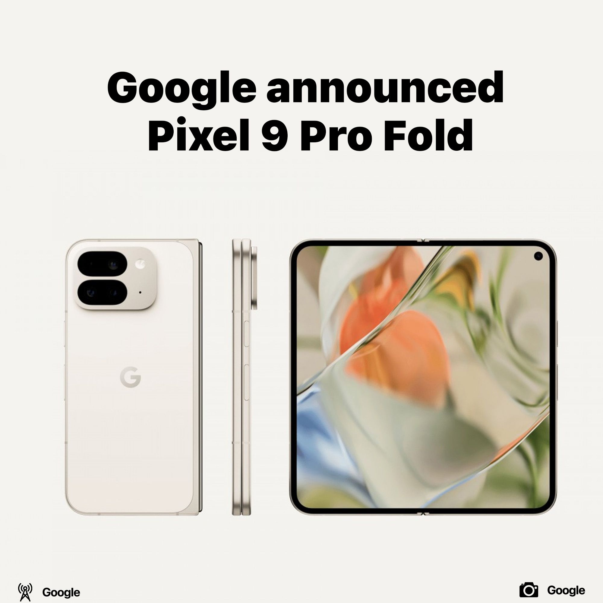 Google announced Pixel 9 Pro Fold