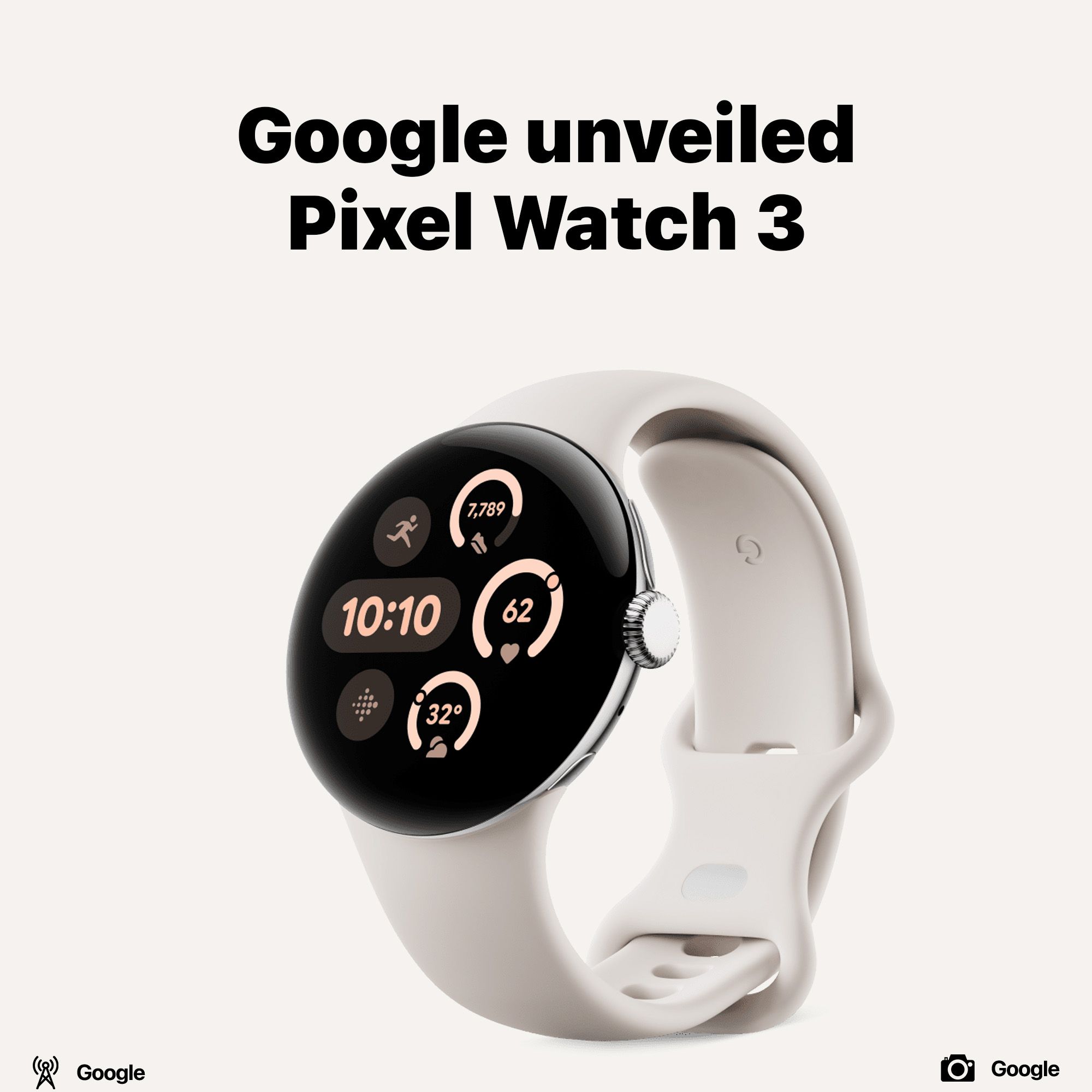 Google unveiled Pixel Watch 3