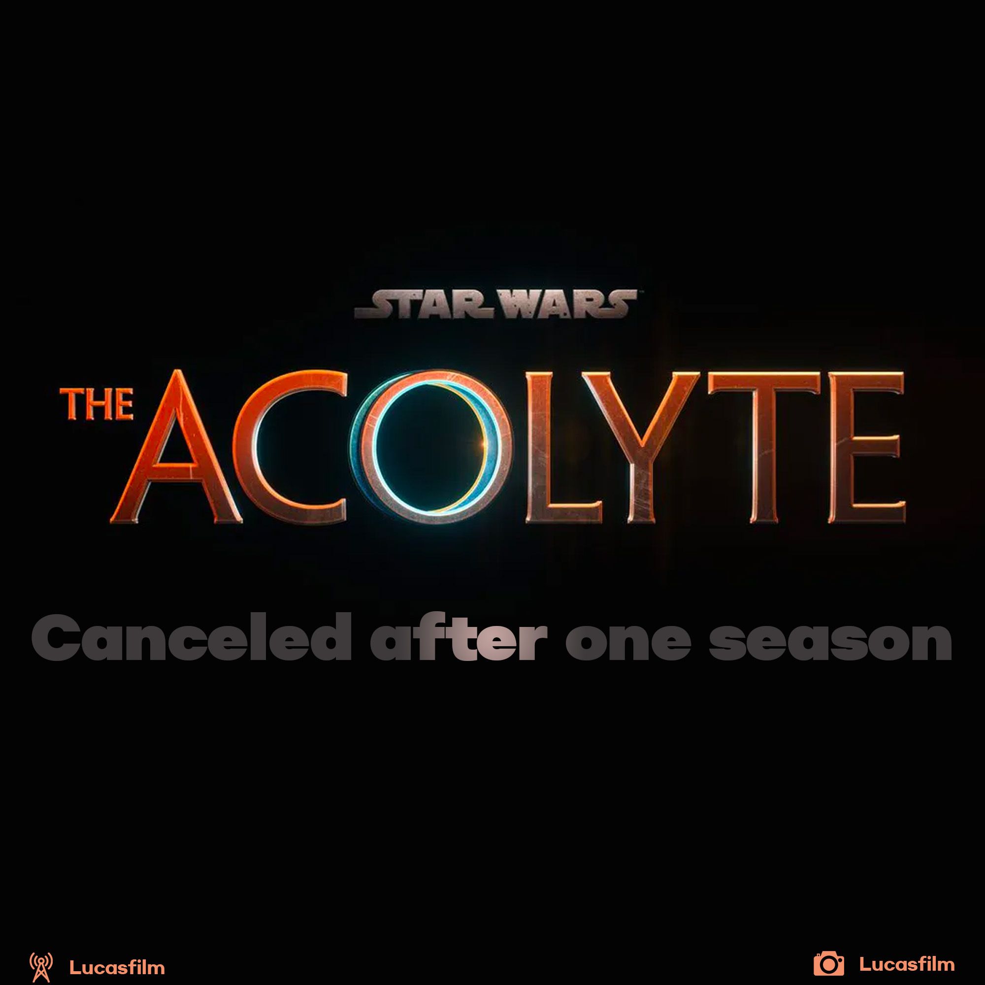 Star Wars The Acolyte canceled after one season