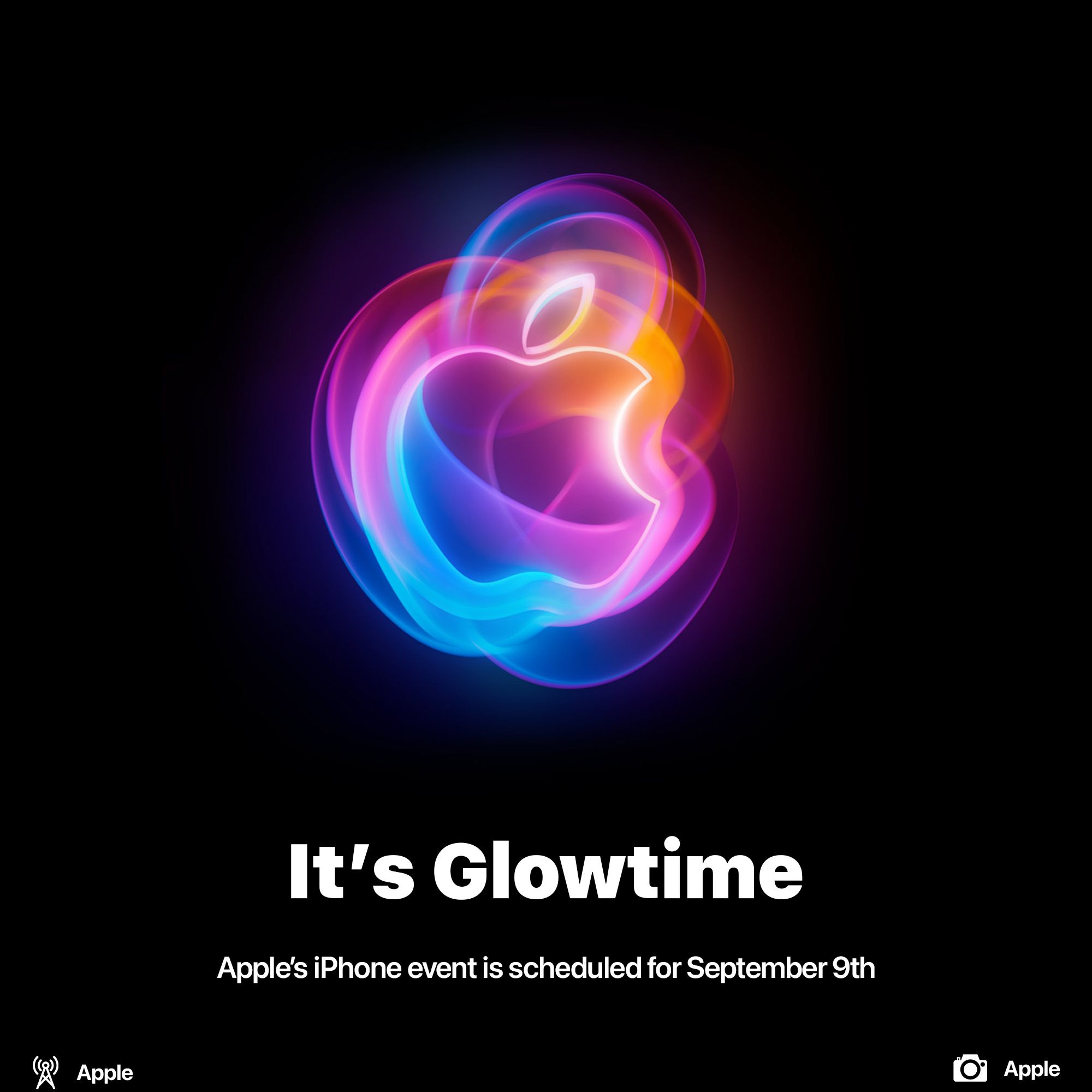 Apple Event scheduled for September 9th