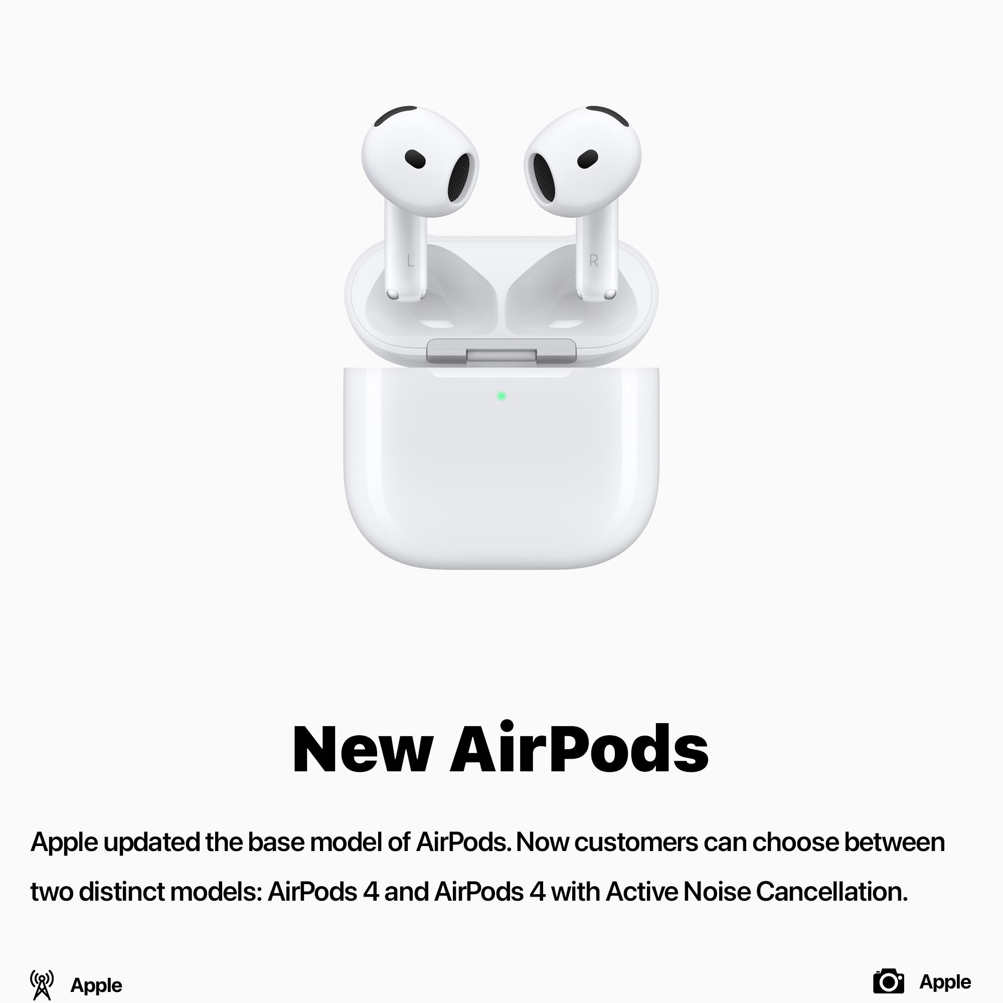 New AirPods