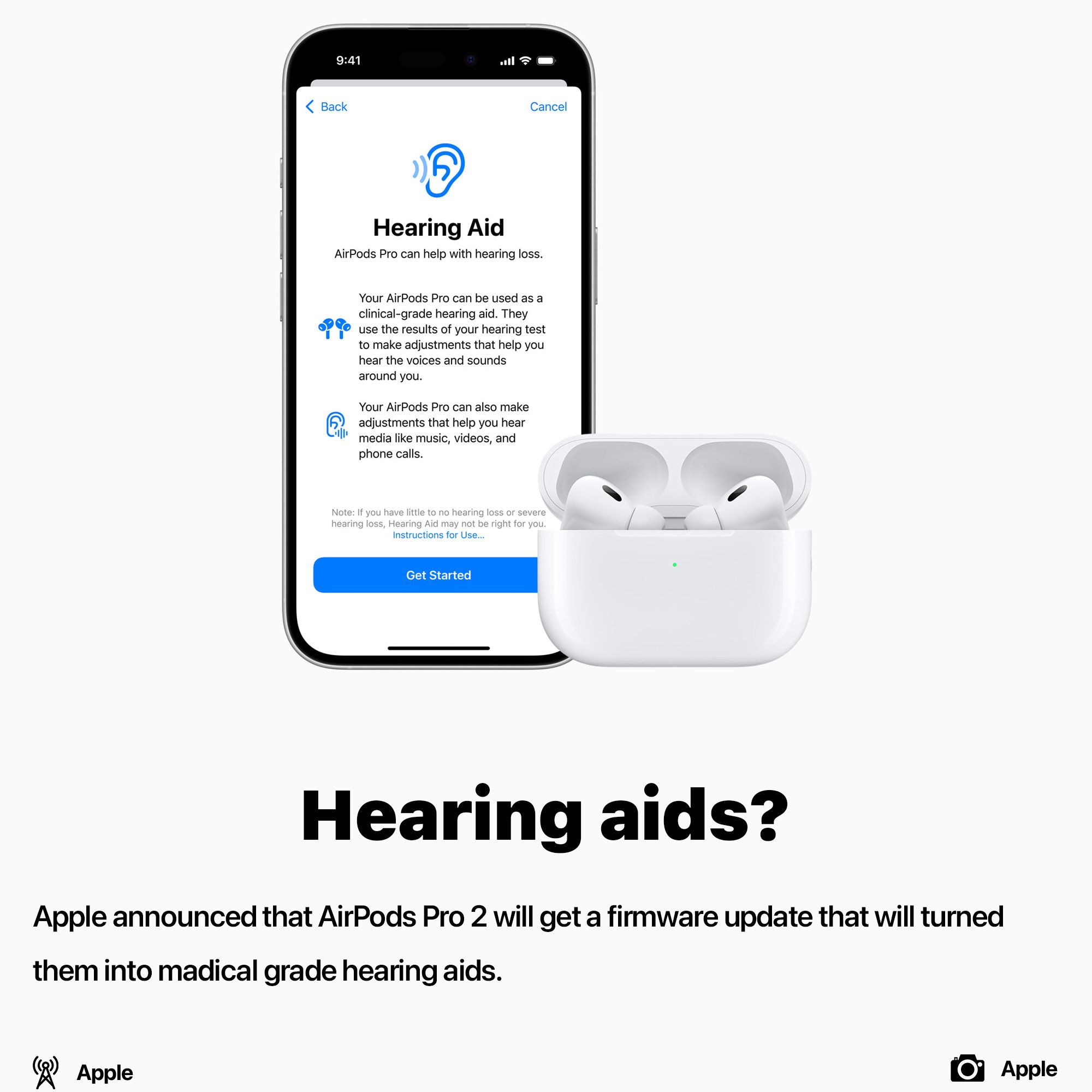 AirPods Pro 2 as a hearing aids