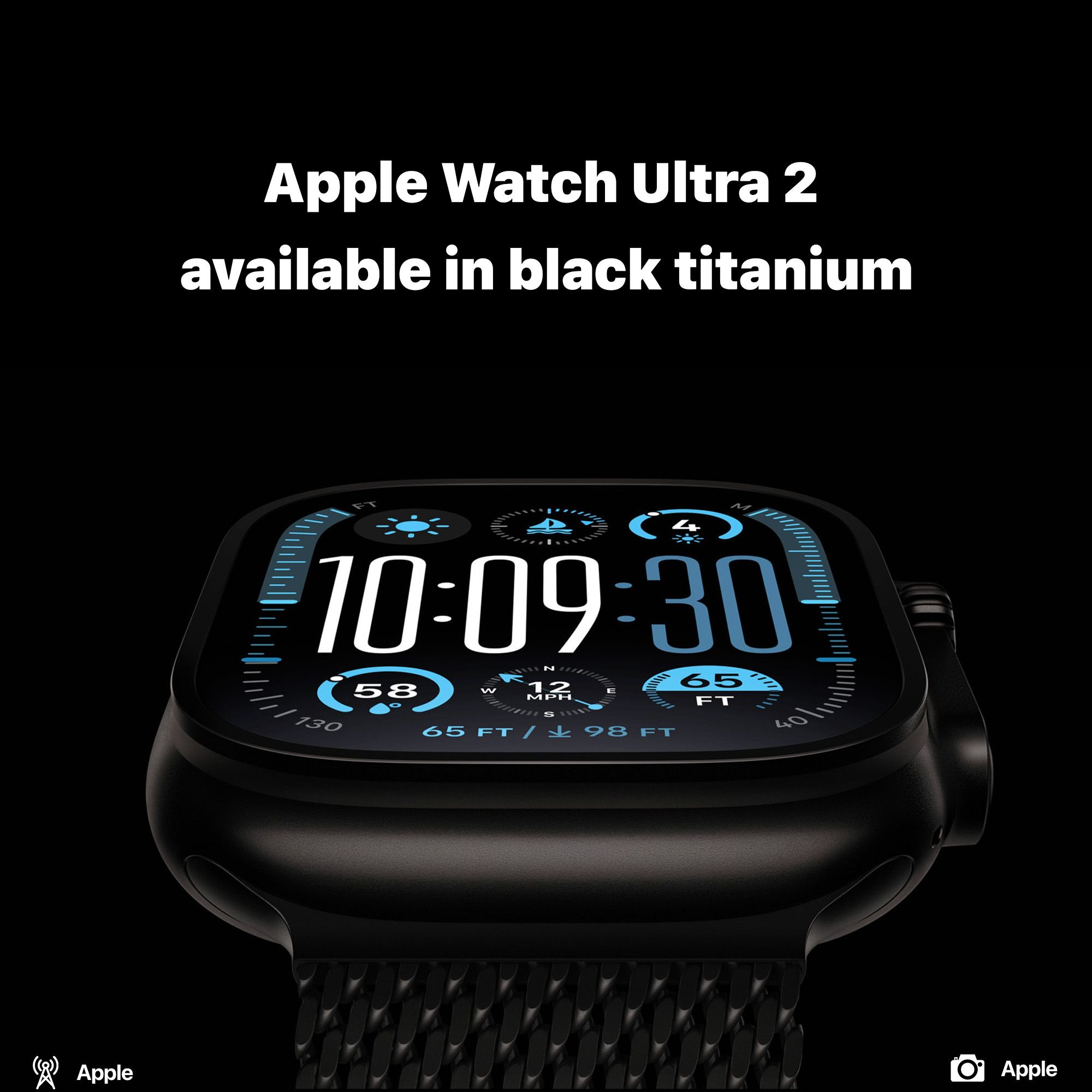 Now Apple Watch Ultra 2 comes in black