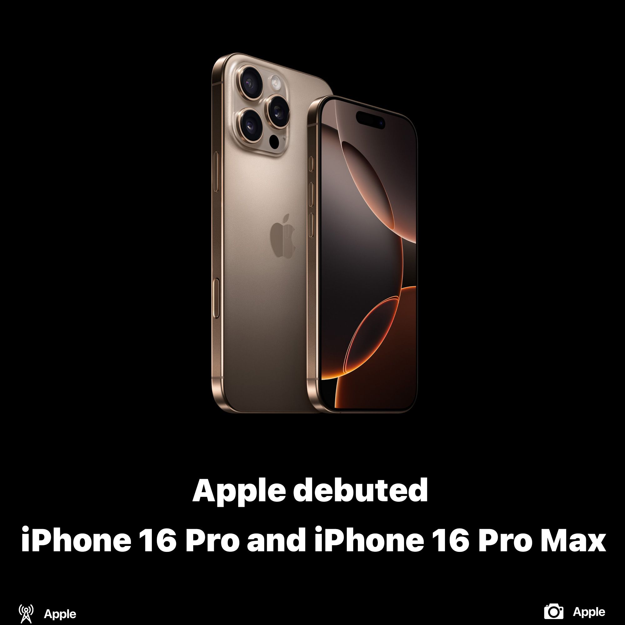 Apple debuted iPhone 16 Pro