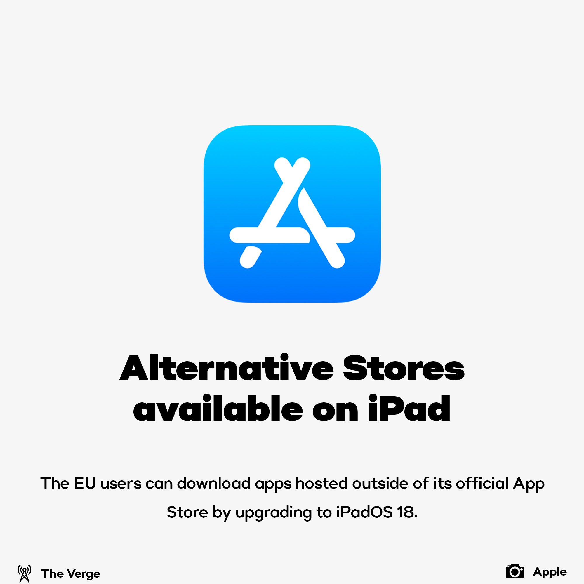 Alt Stores available on iPad