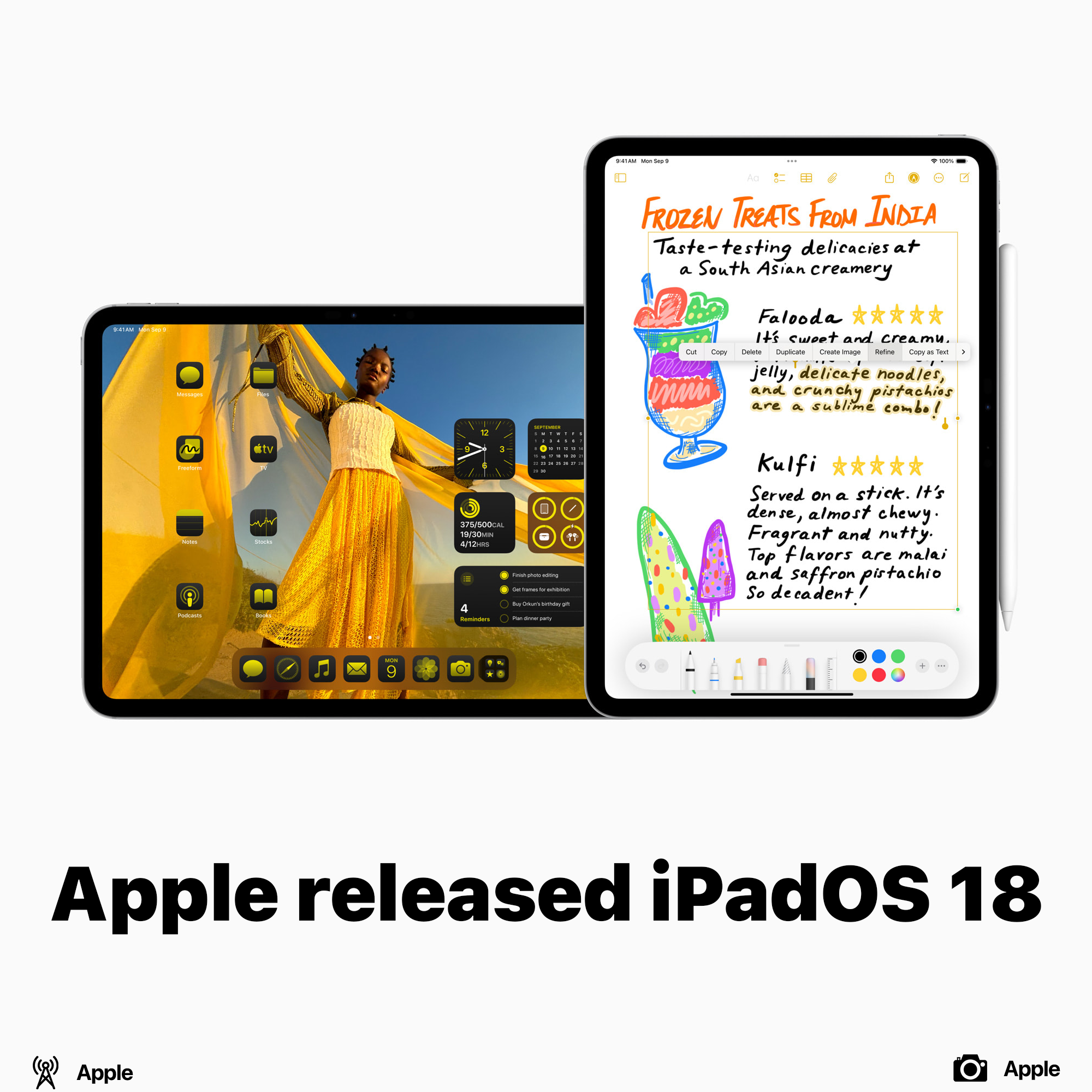 Apple released iPadOS 18