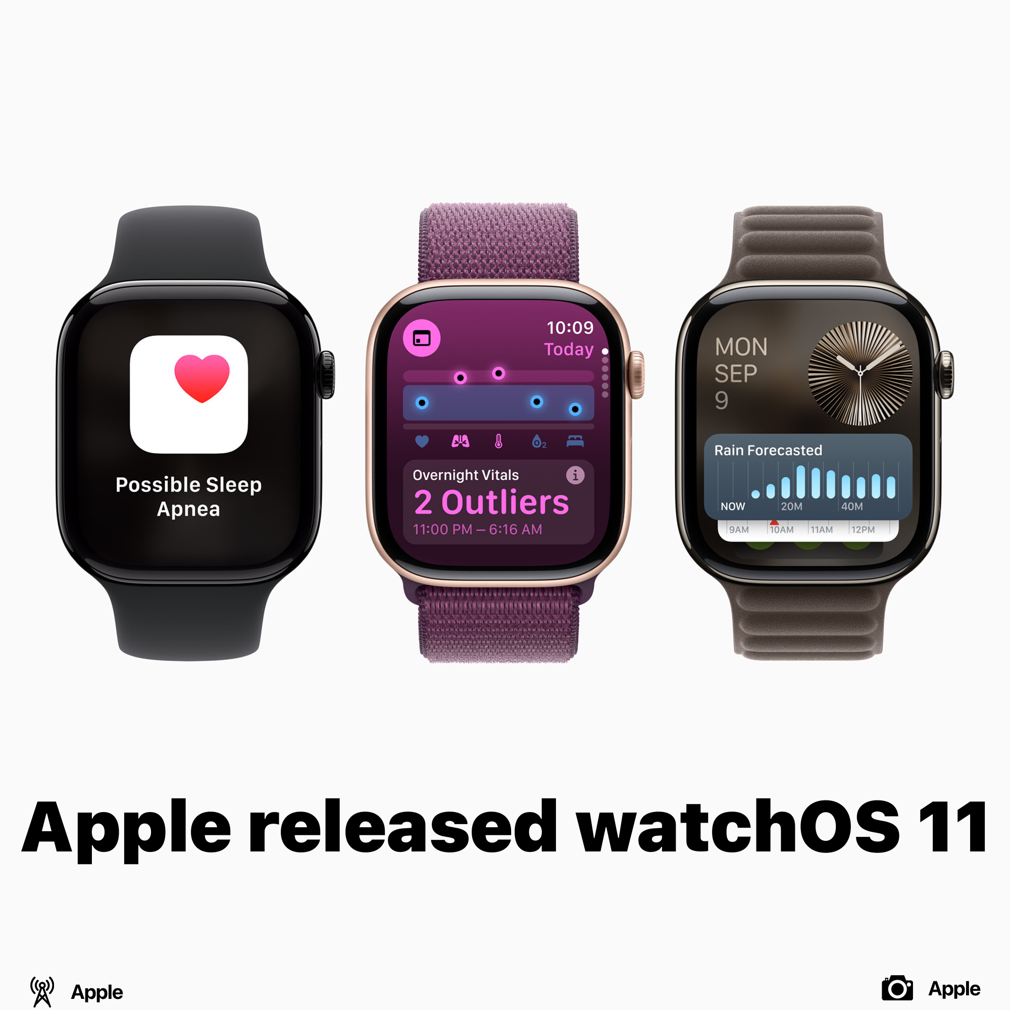 Apple released watchOS 11