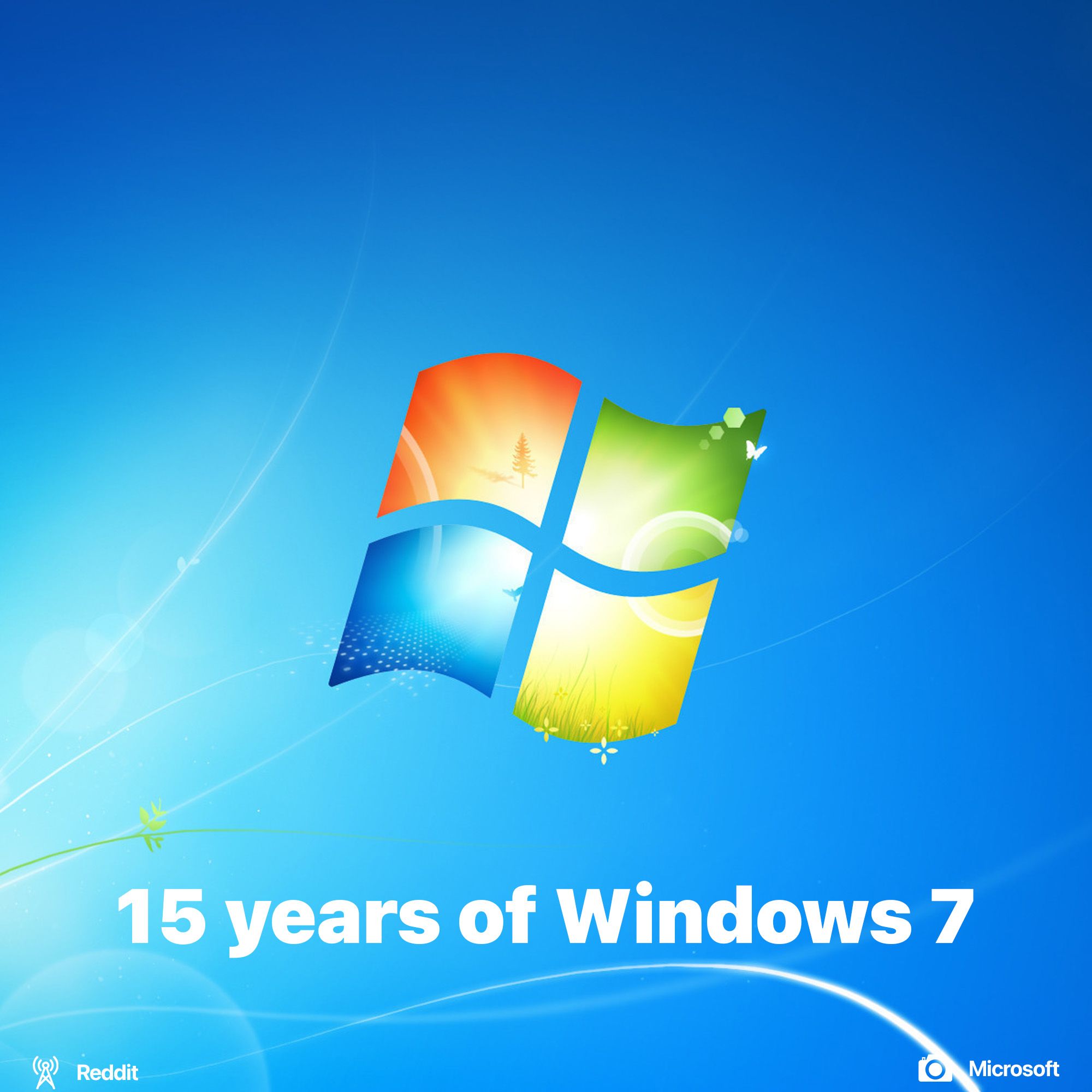 Windows 7 was released 15 years ago