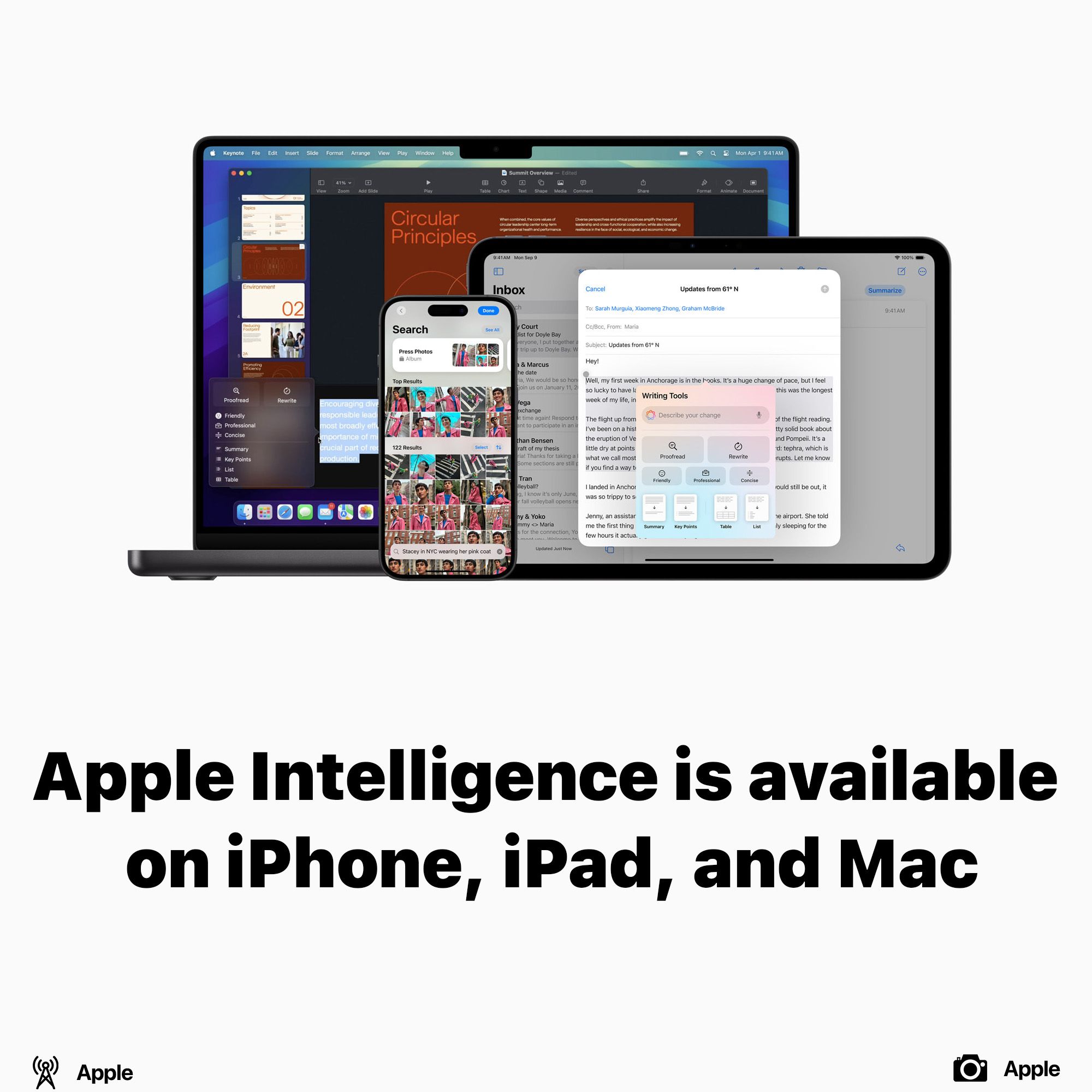 Apple Intelligence is available in some contries