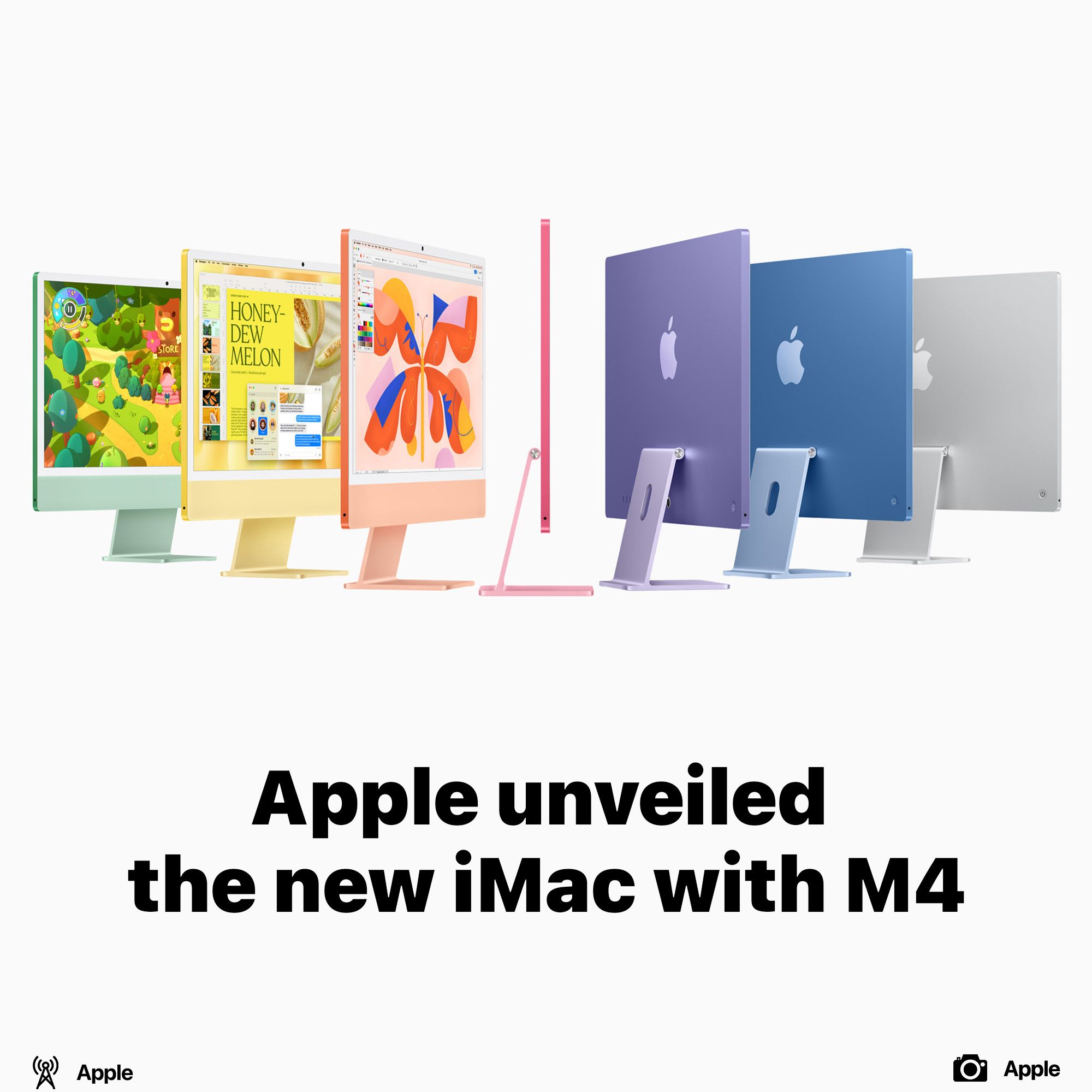 iMac with M4 unveiled