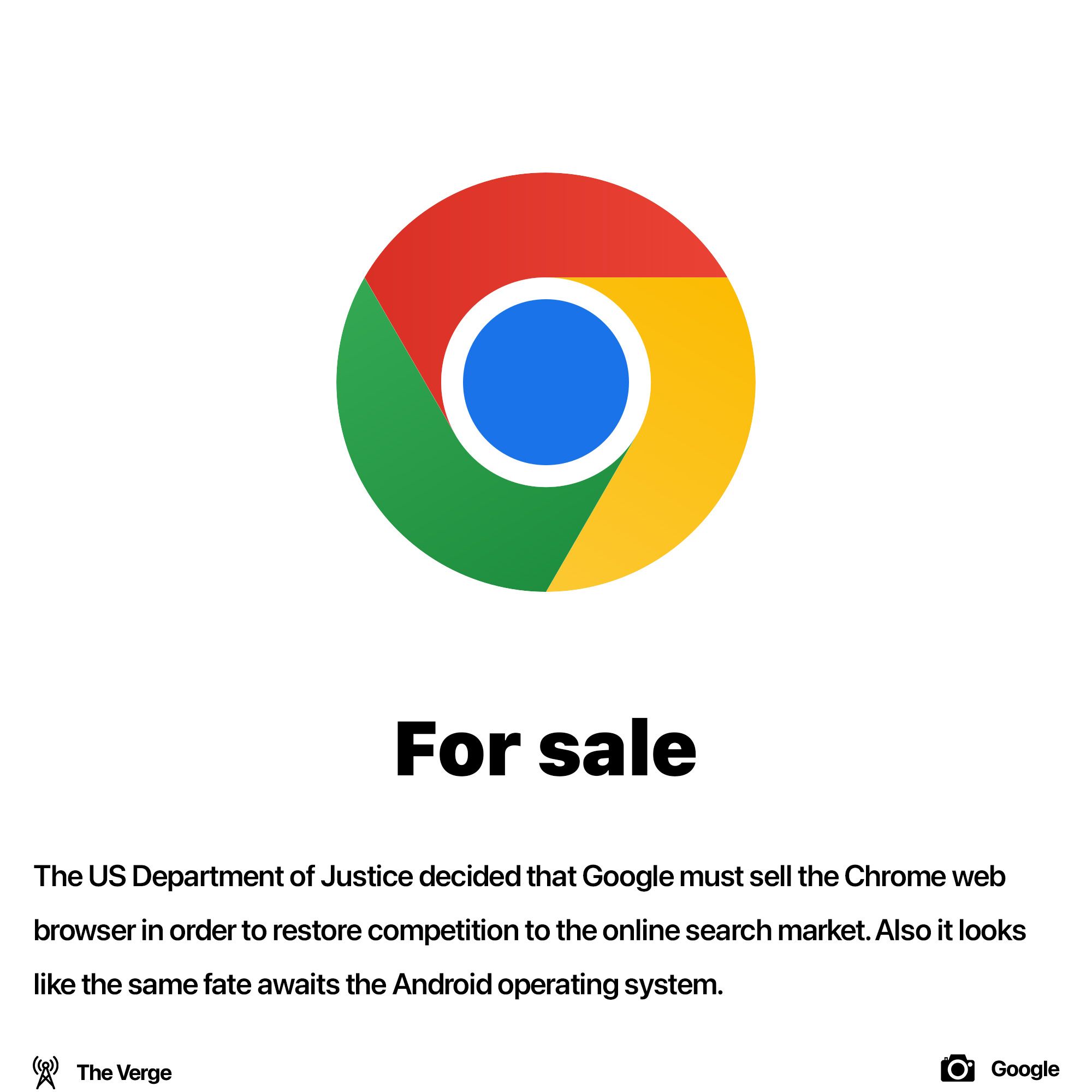 Google will have to sell Chrome