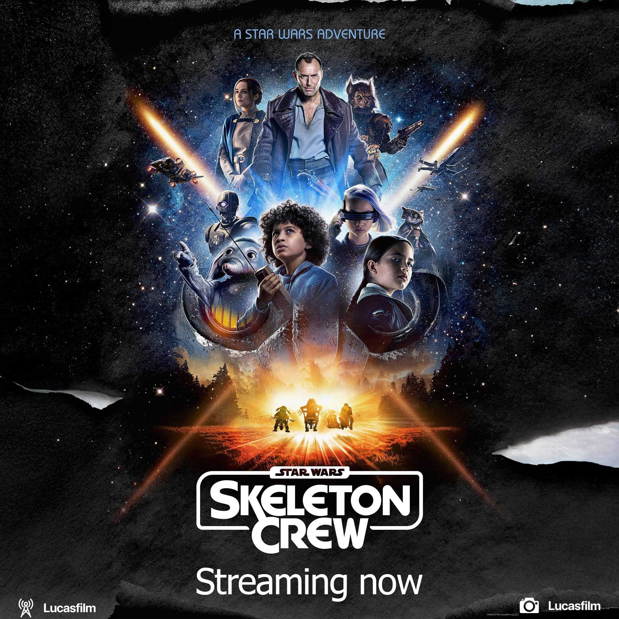 Skeleton Crew is streaming now