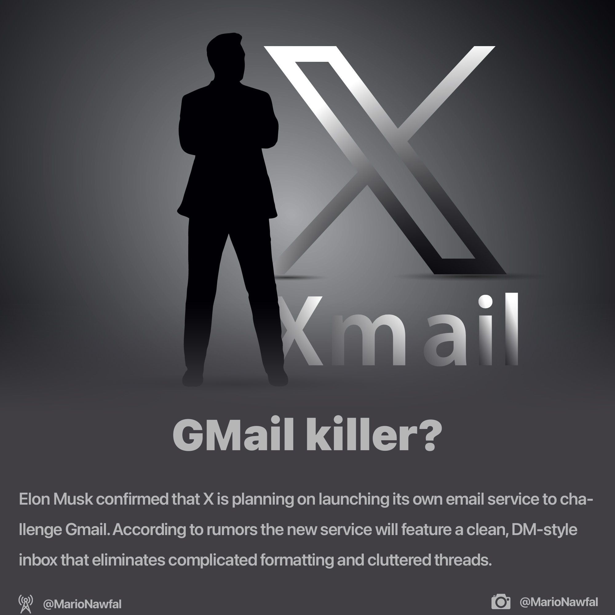 X is working on Gmail killer