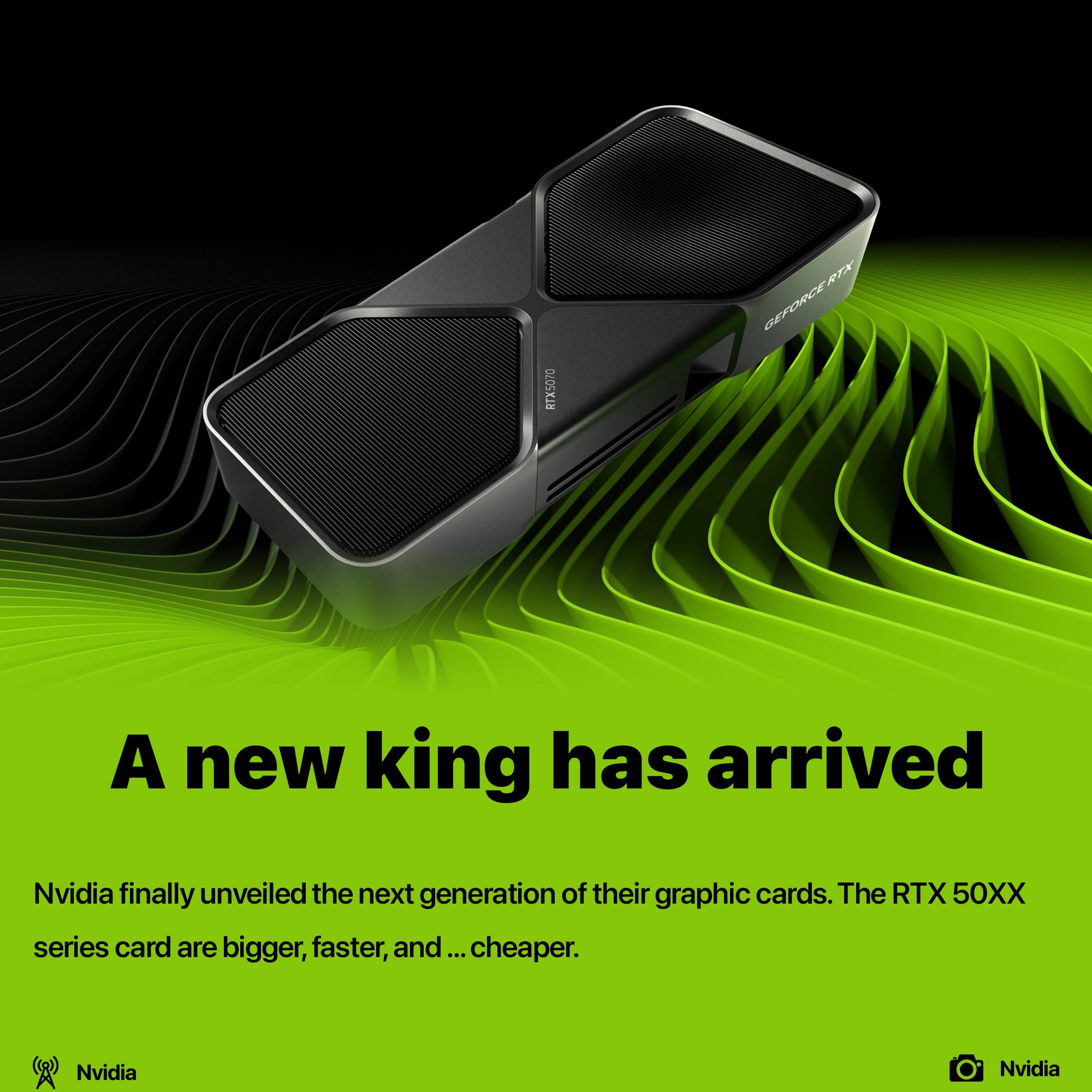 Nvidia RTX 50XX series announced