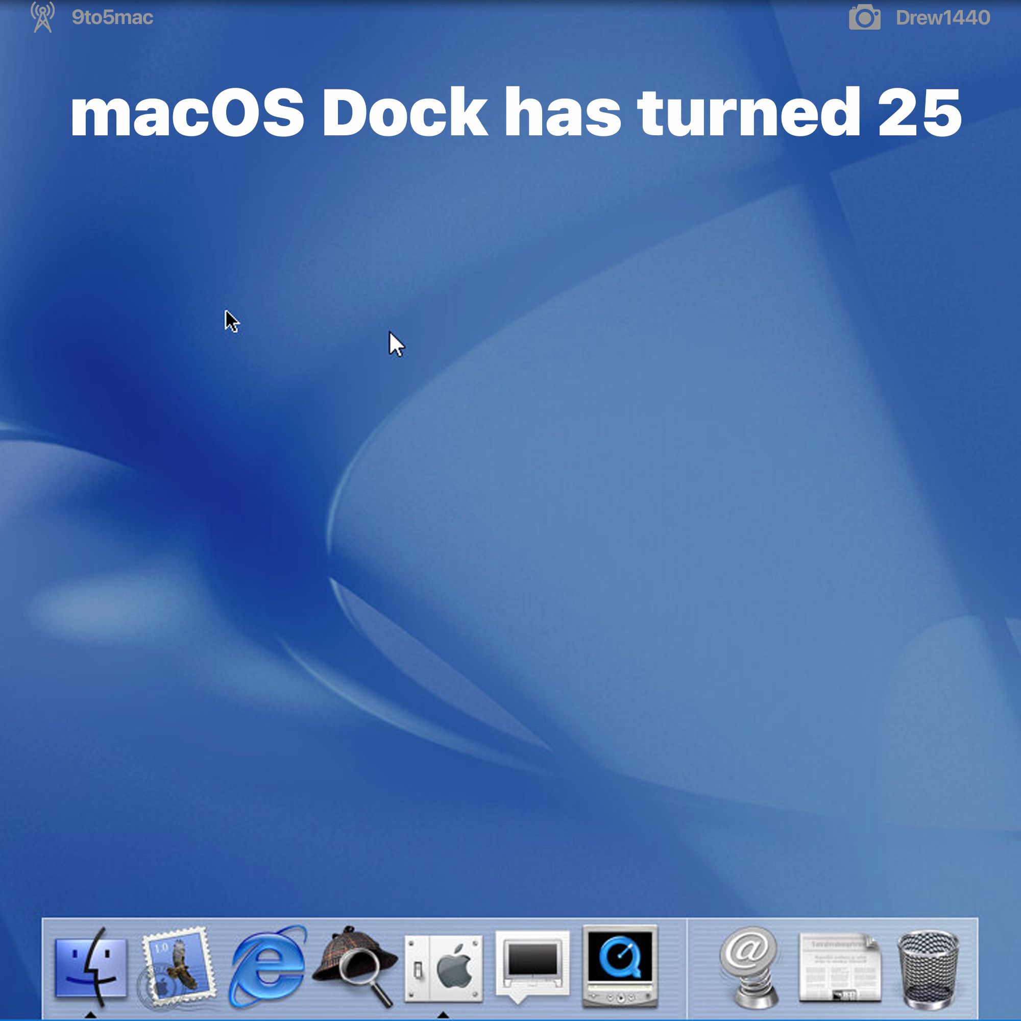 macOS' Dock has turned 25