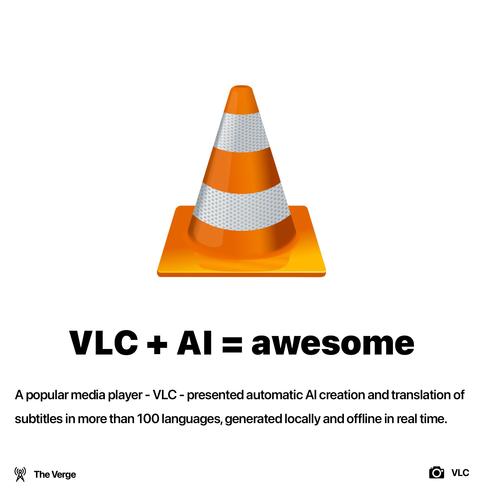 VLC is getting AI powered subtitles