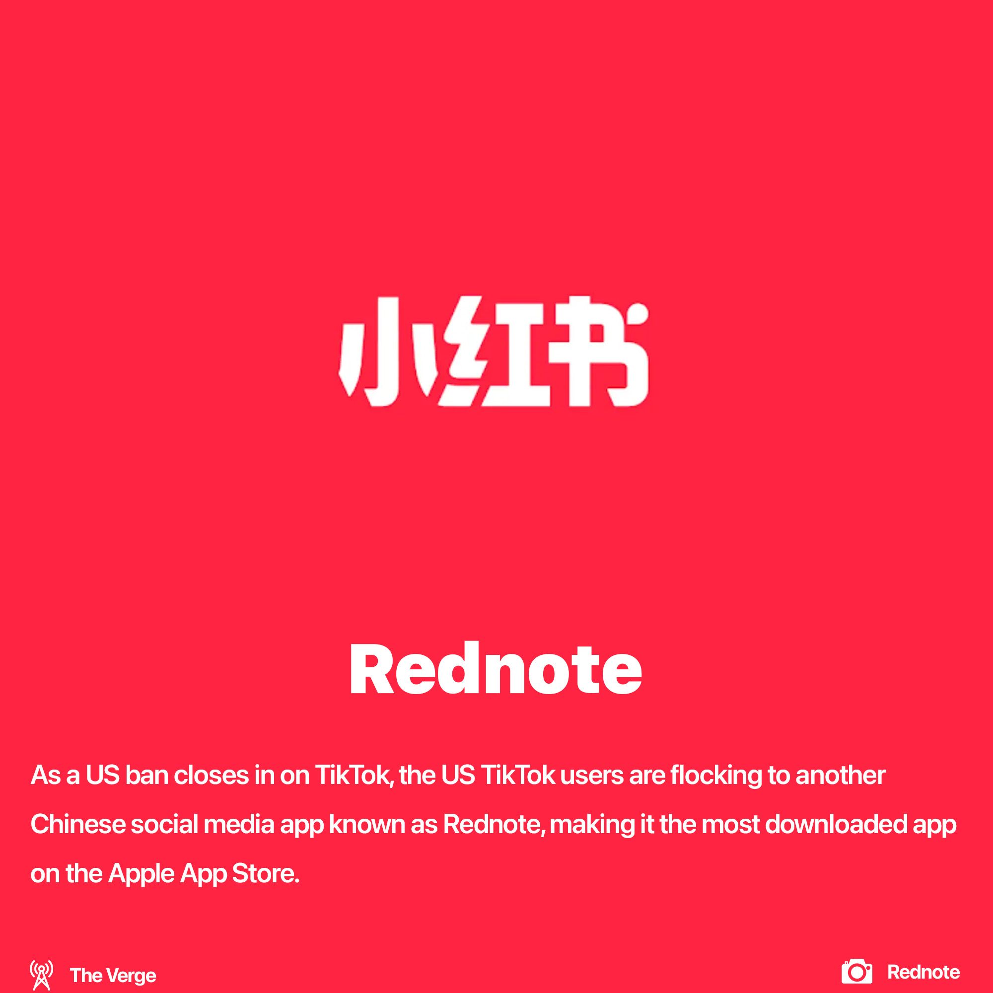 US TikTok users flocks to Rednote