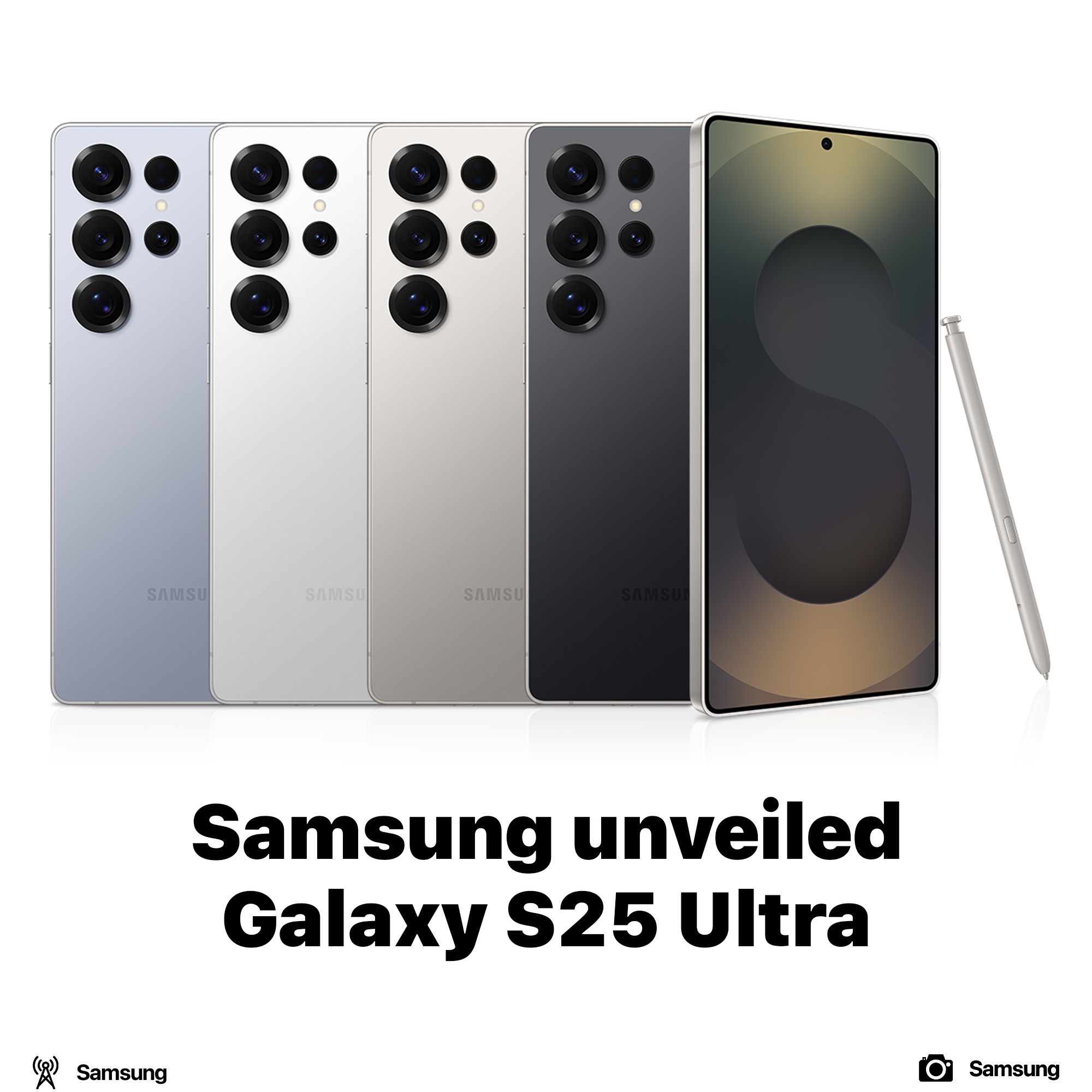 Samsung unveiled Galaxy S25 Ultra