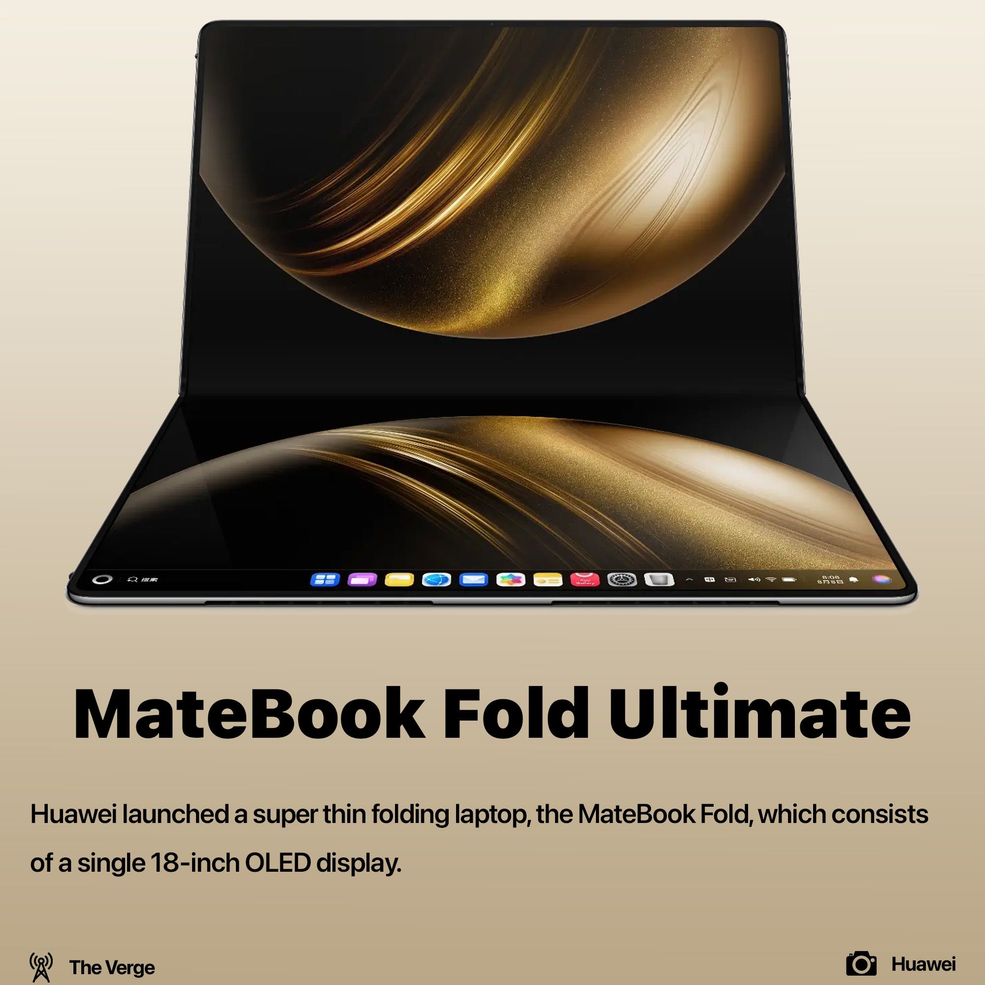 Huawei's Foldable laptop