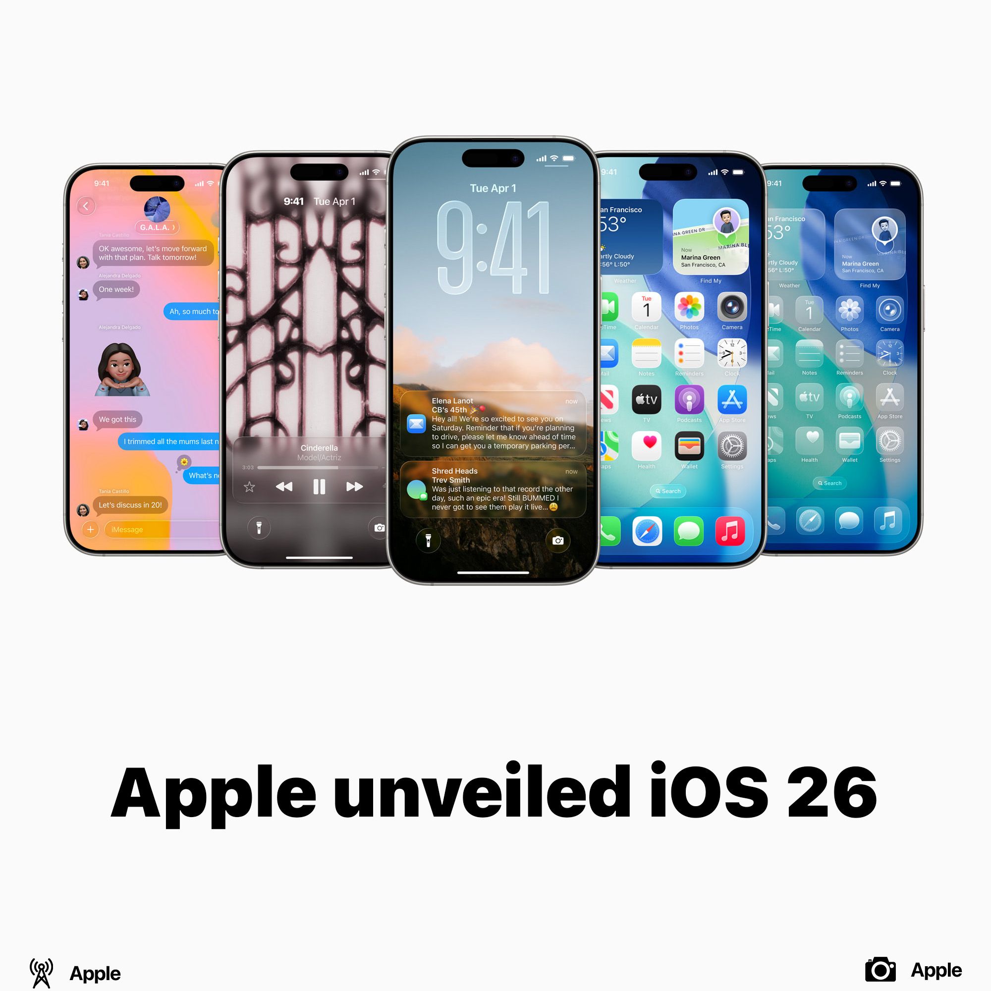 Apple unveiled iOS 26