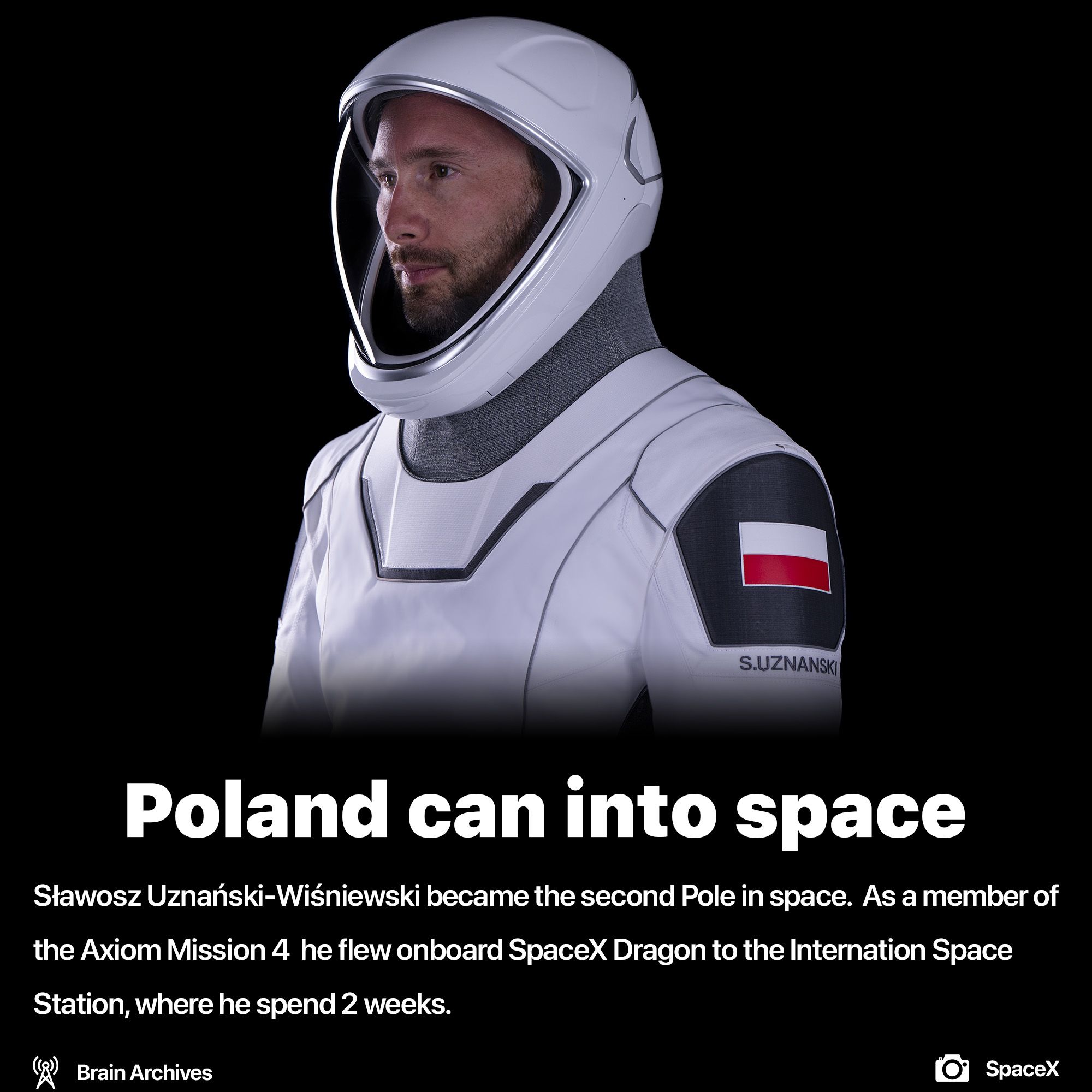 Pole in space!