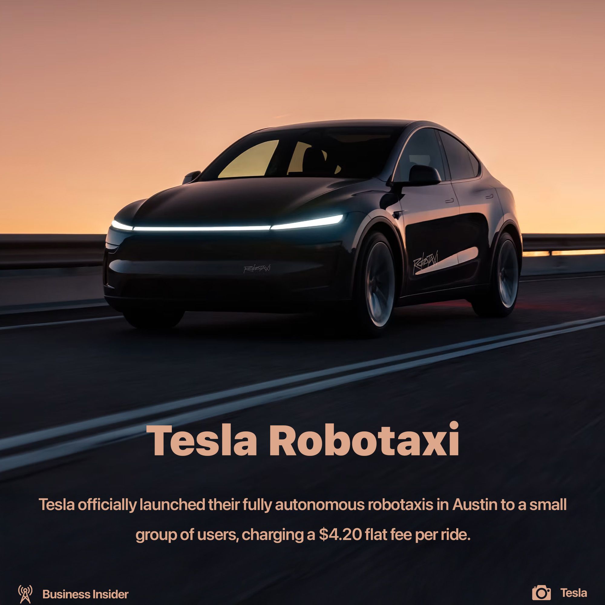 Tesla debuts robotaxis