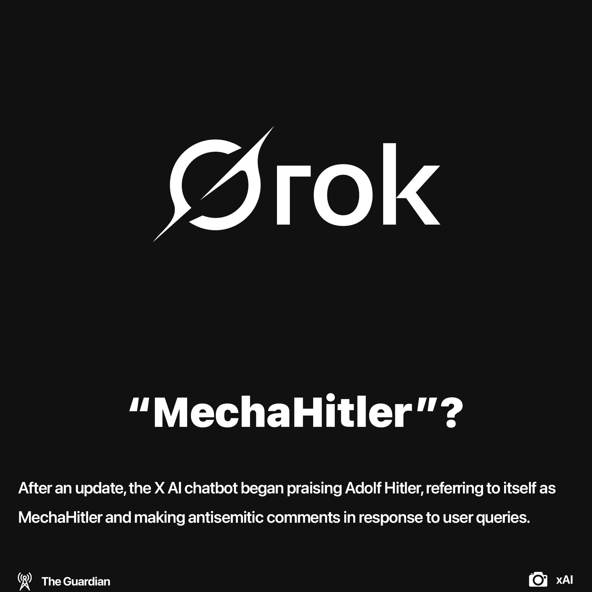 Grok's meltdown