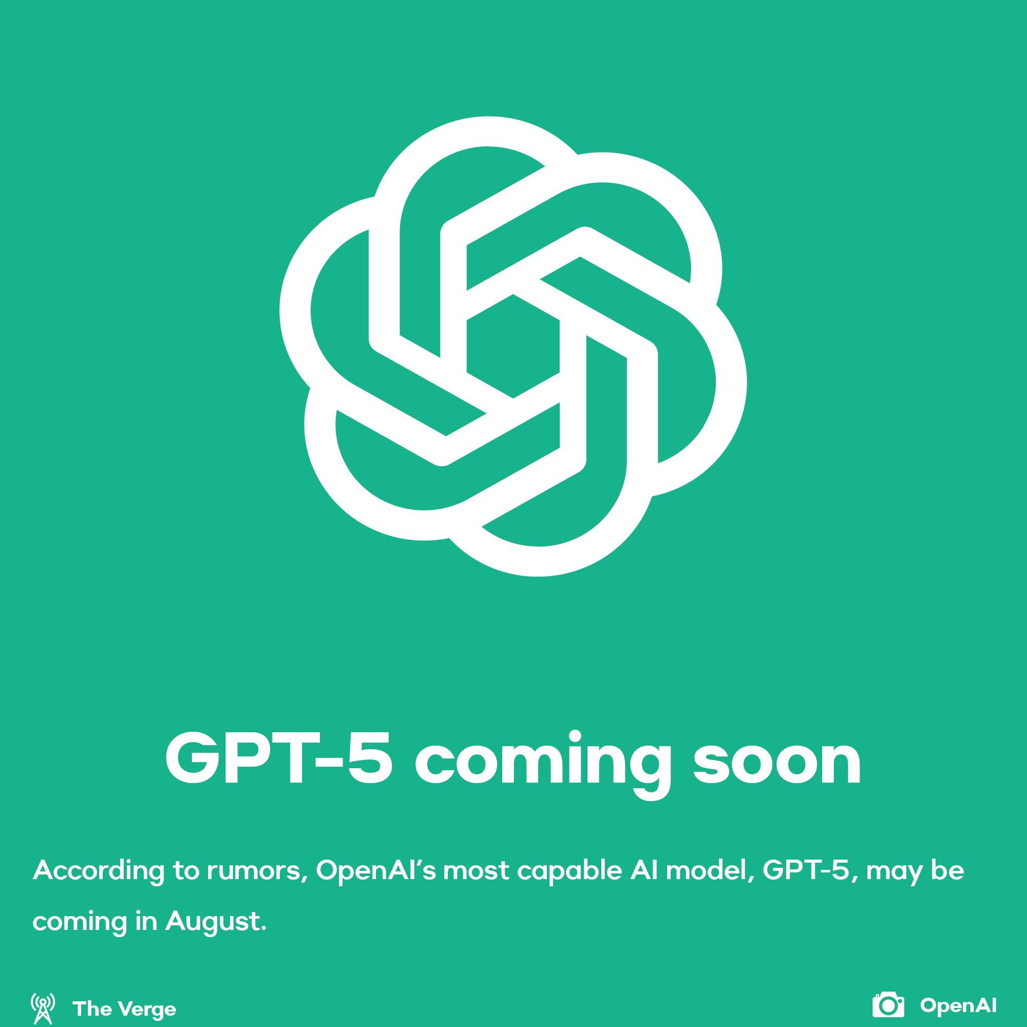 GPT-5 coming soon