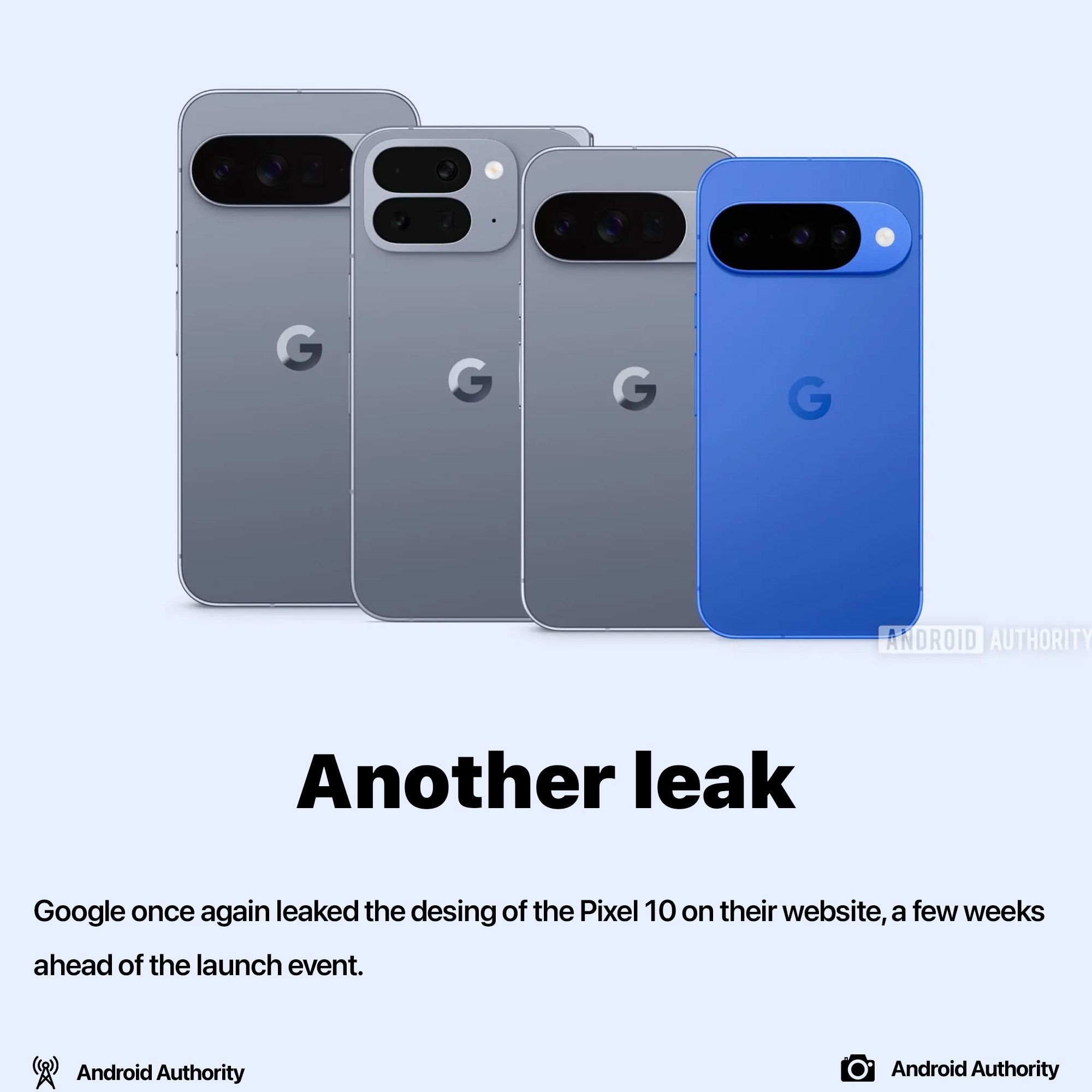 Google leaked Pixel 10 design