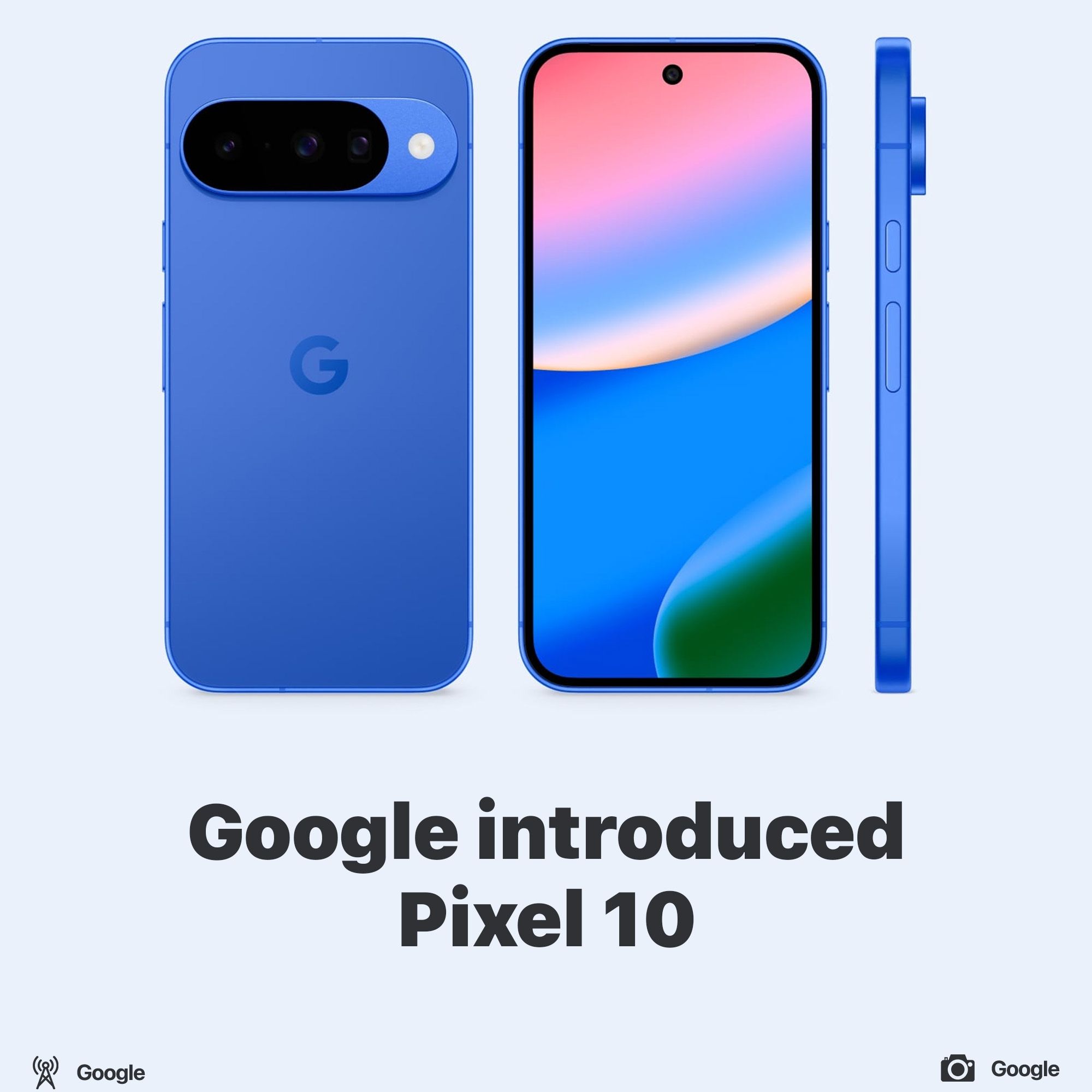 Google introduced Pixel 10