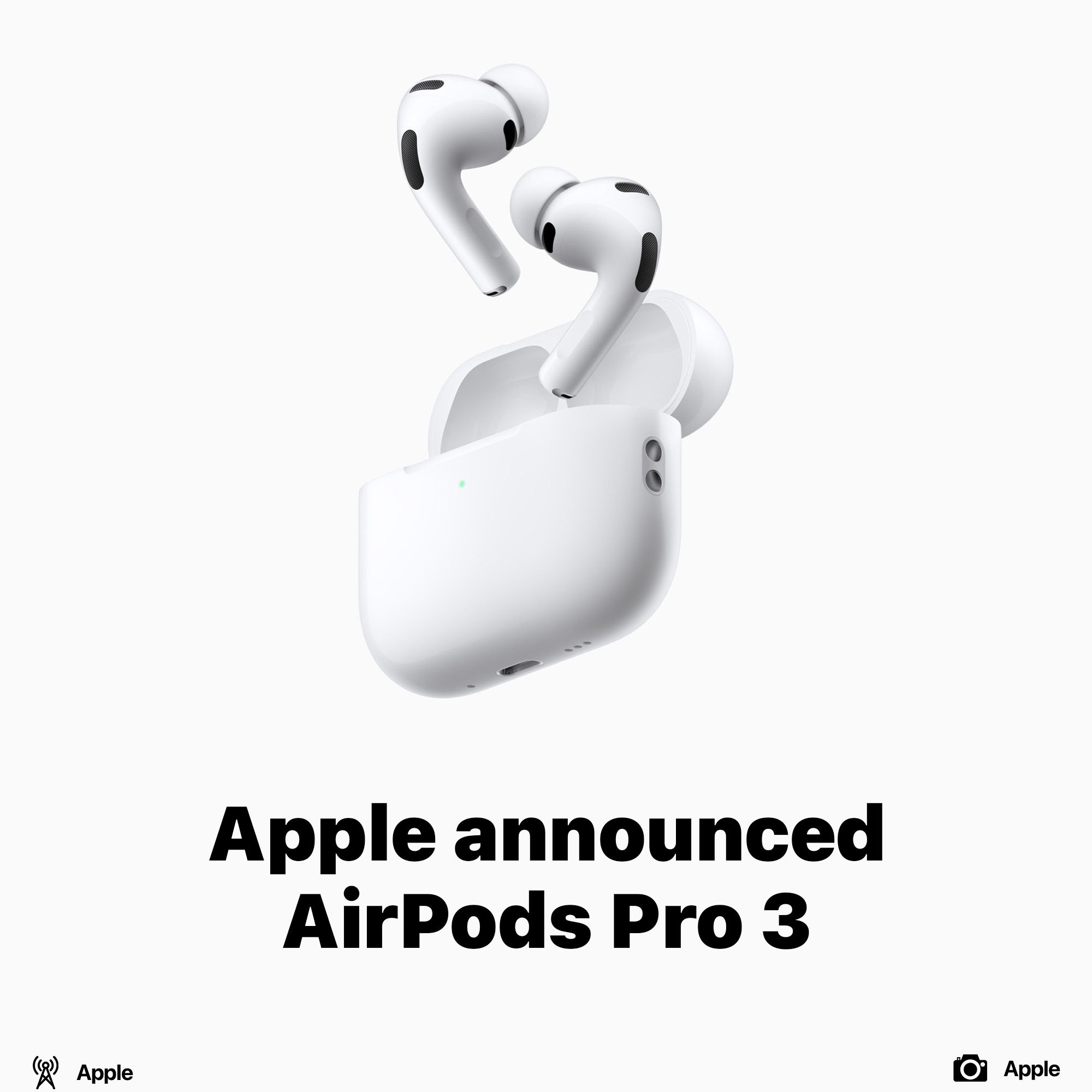 Apple announced AirPods Pro 3