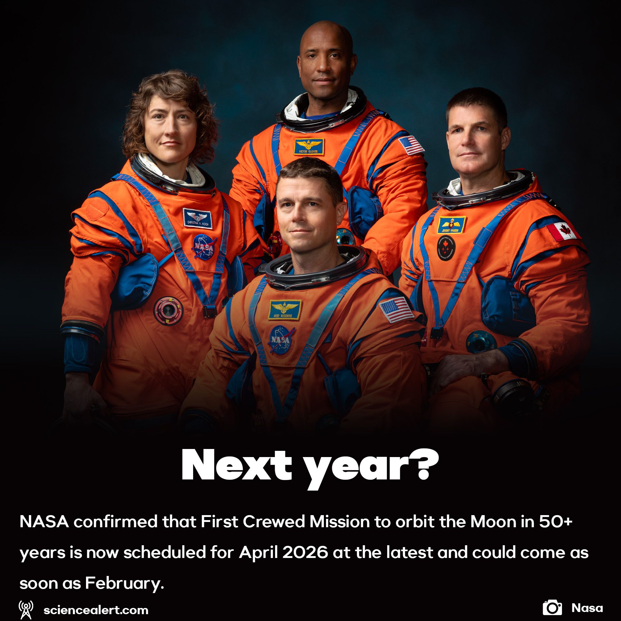 Nasa plans the Moon mission for the beginning of next year