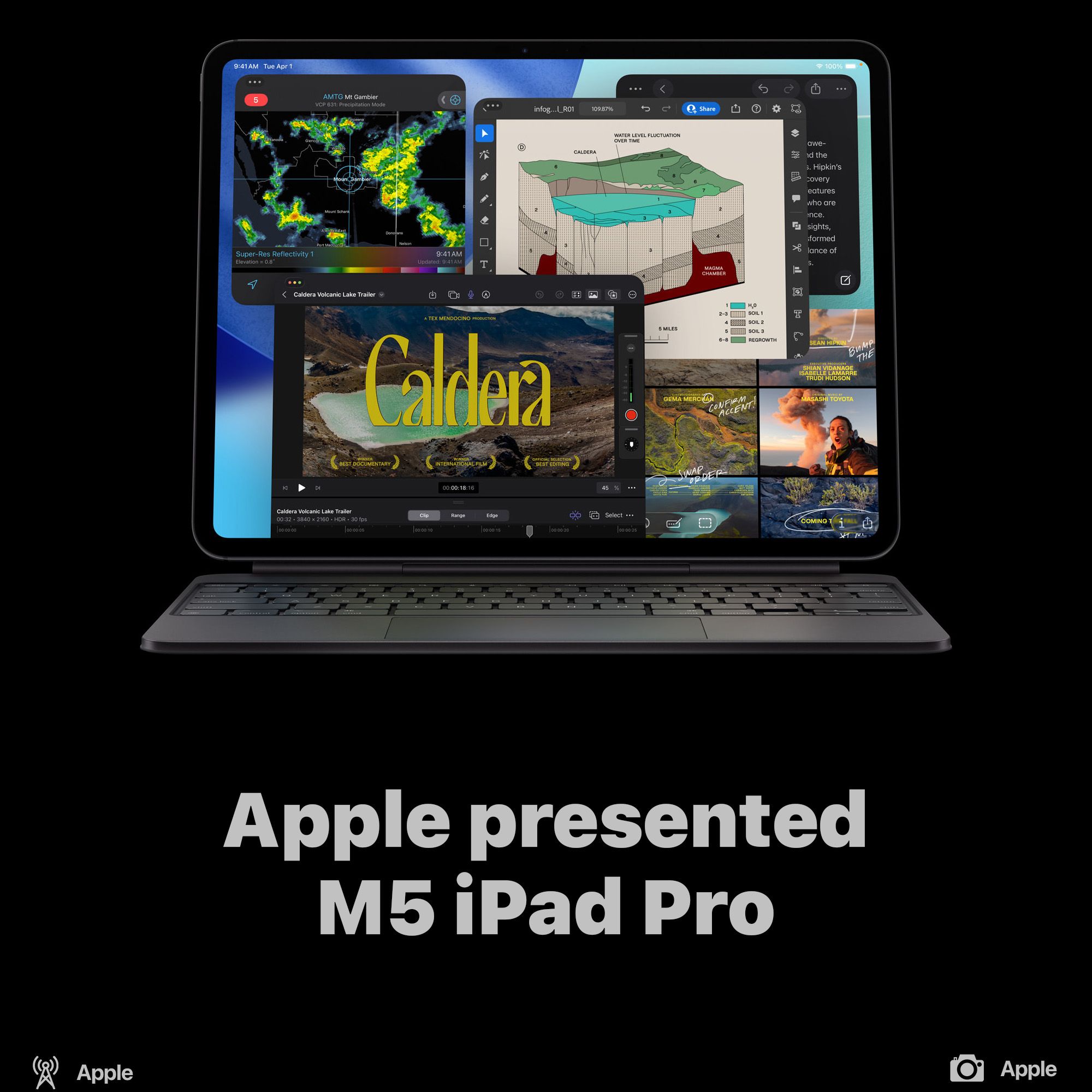 Apple presented M5 iPad Pro