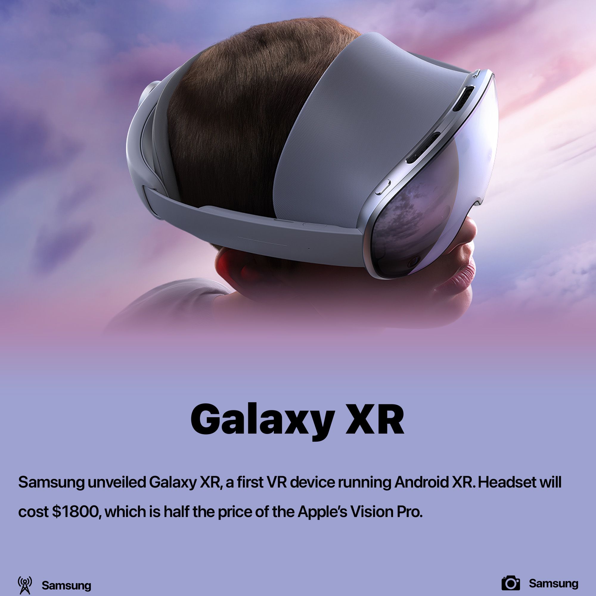 Samsung unveiled their VR headset