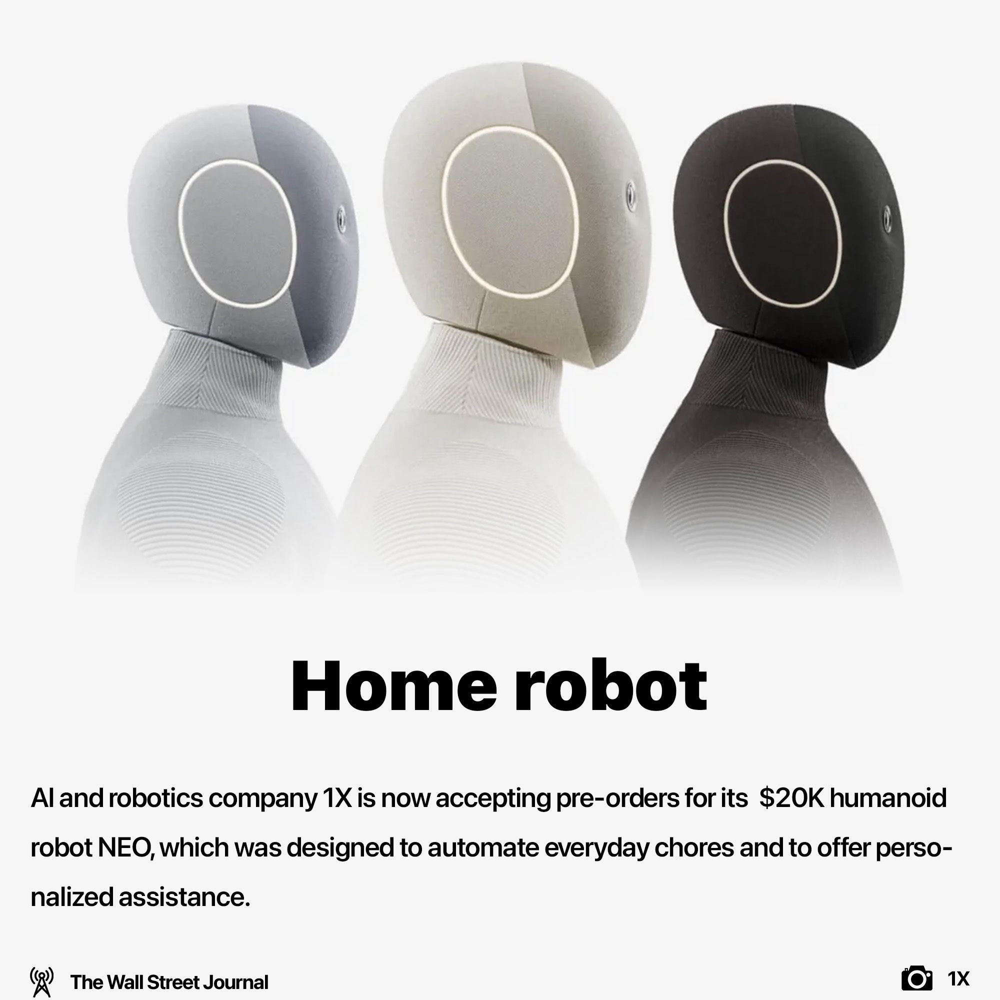 1X presented Neo - a robot for home