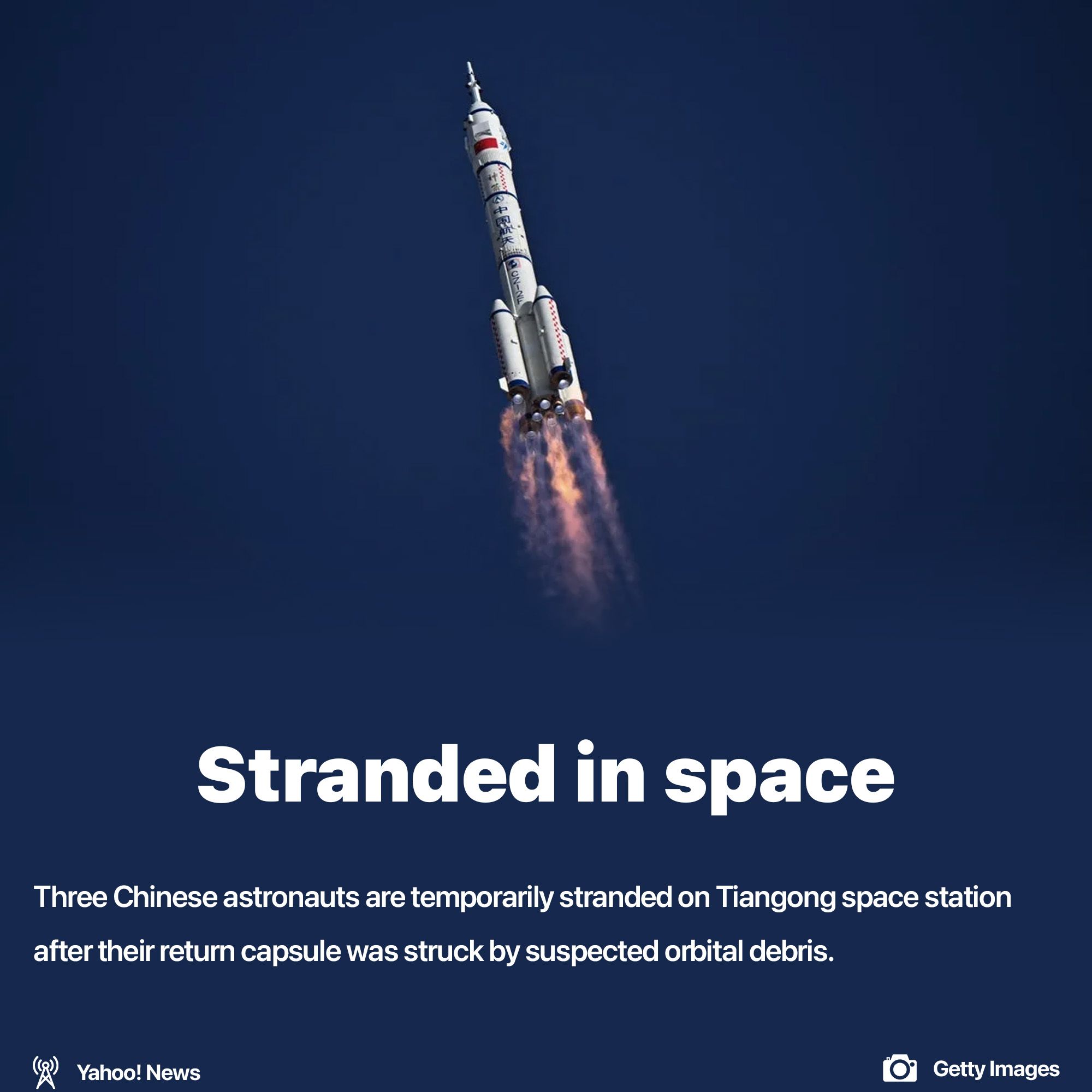 China astronauts stranded in space