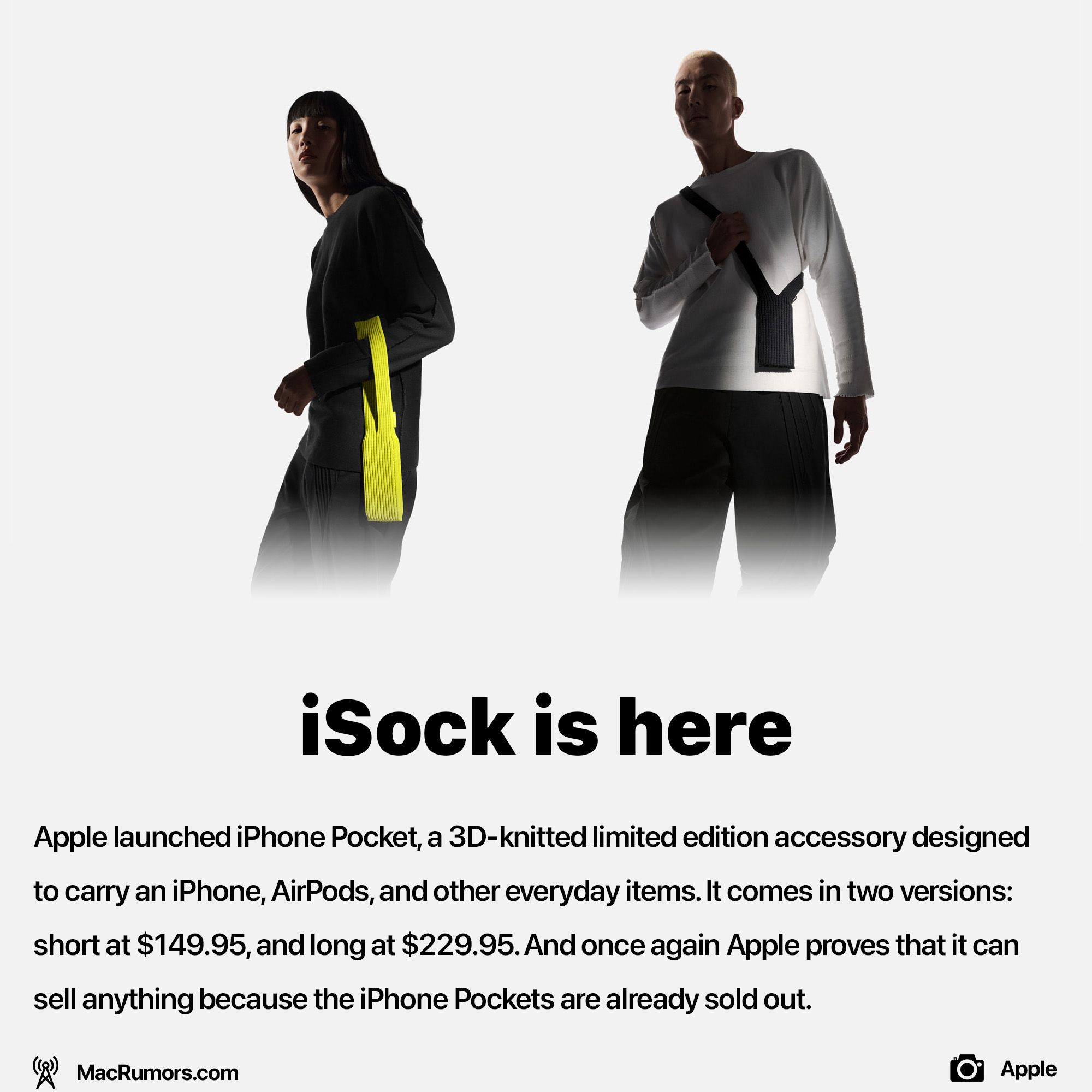 Apple launched sock for iPhone