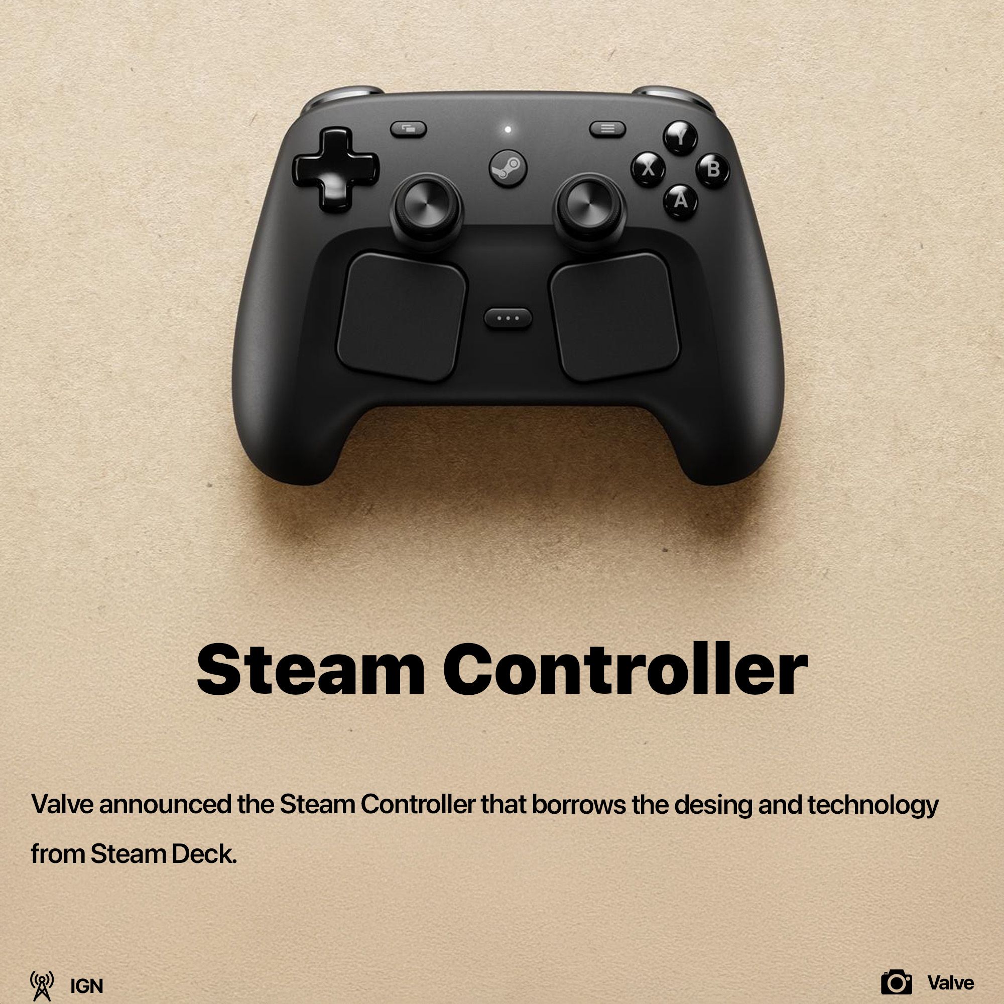 Steam announced new game controller