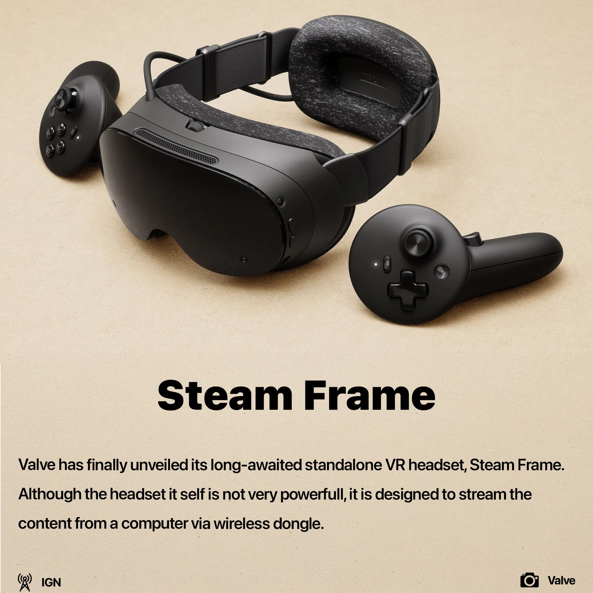 Steam unveiled new VR headset