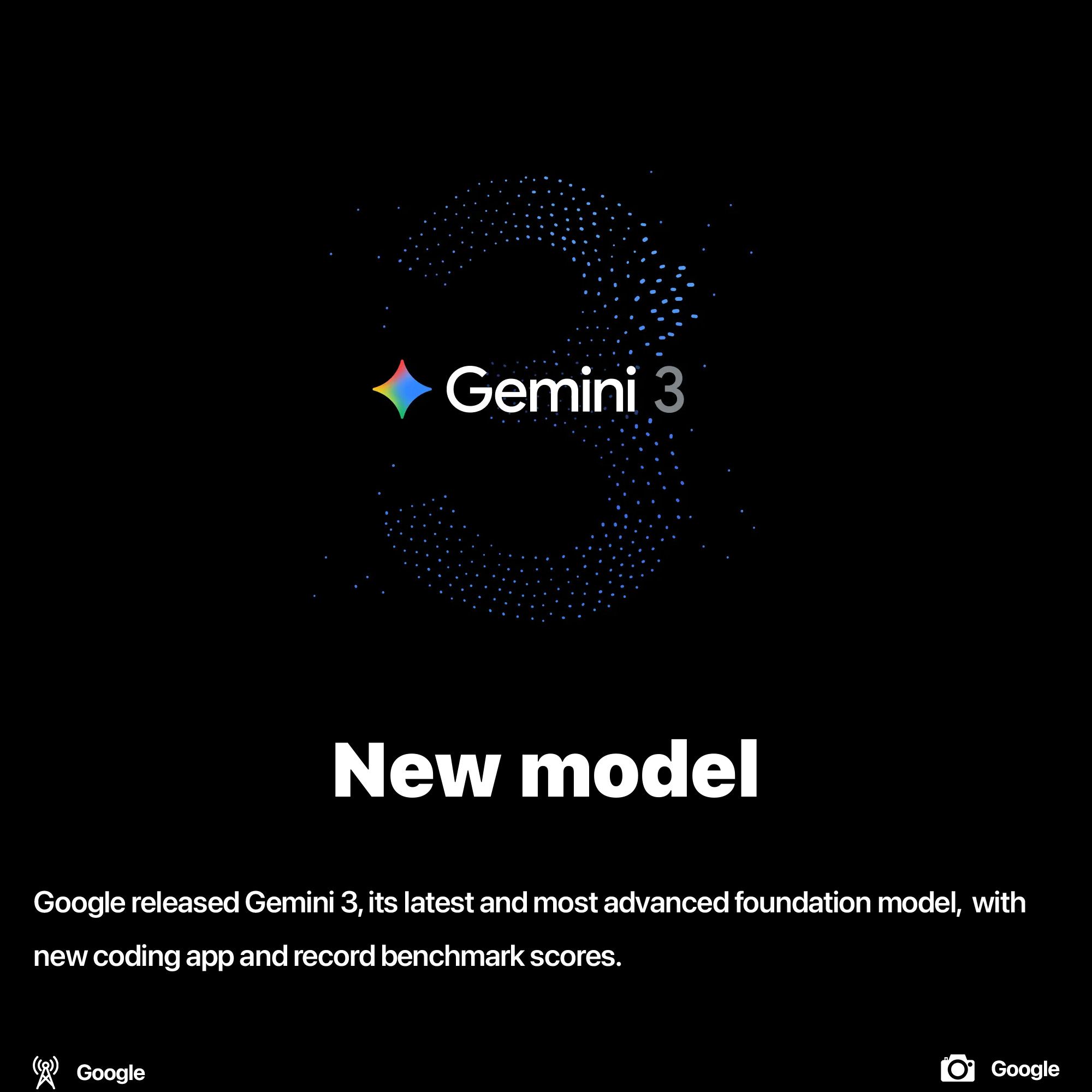 Google released Gemini 3